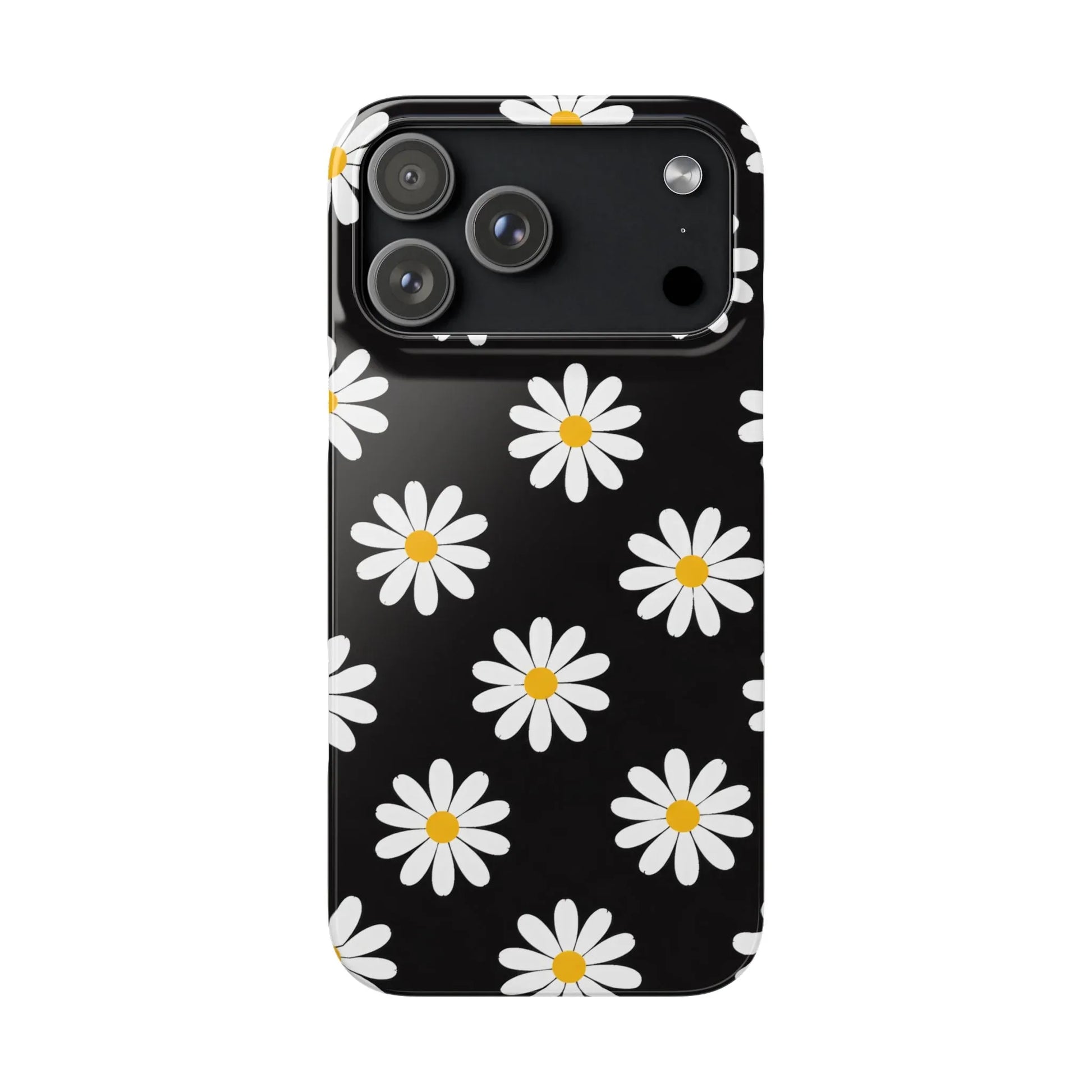 Daisy Charm Phone Case for iPhone 11-17 and Galaxy S20-S25 - KARARMDESIGN