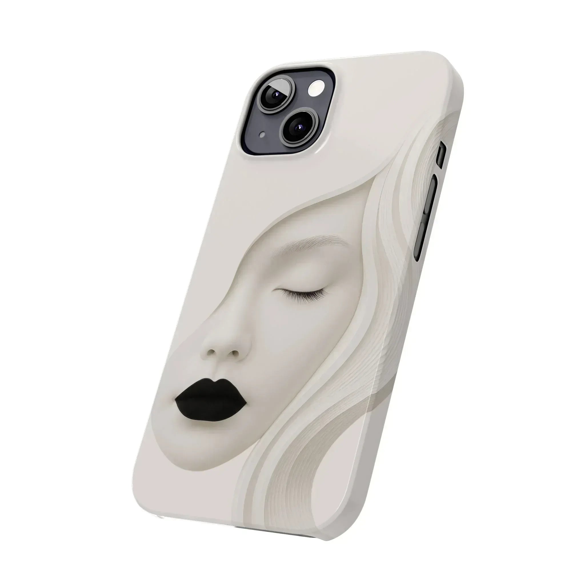 Minimalist Face Phone Case for iPhone 11-17 - KARARMDESIGN