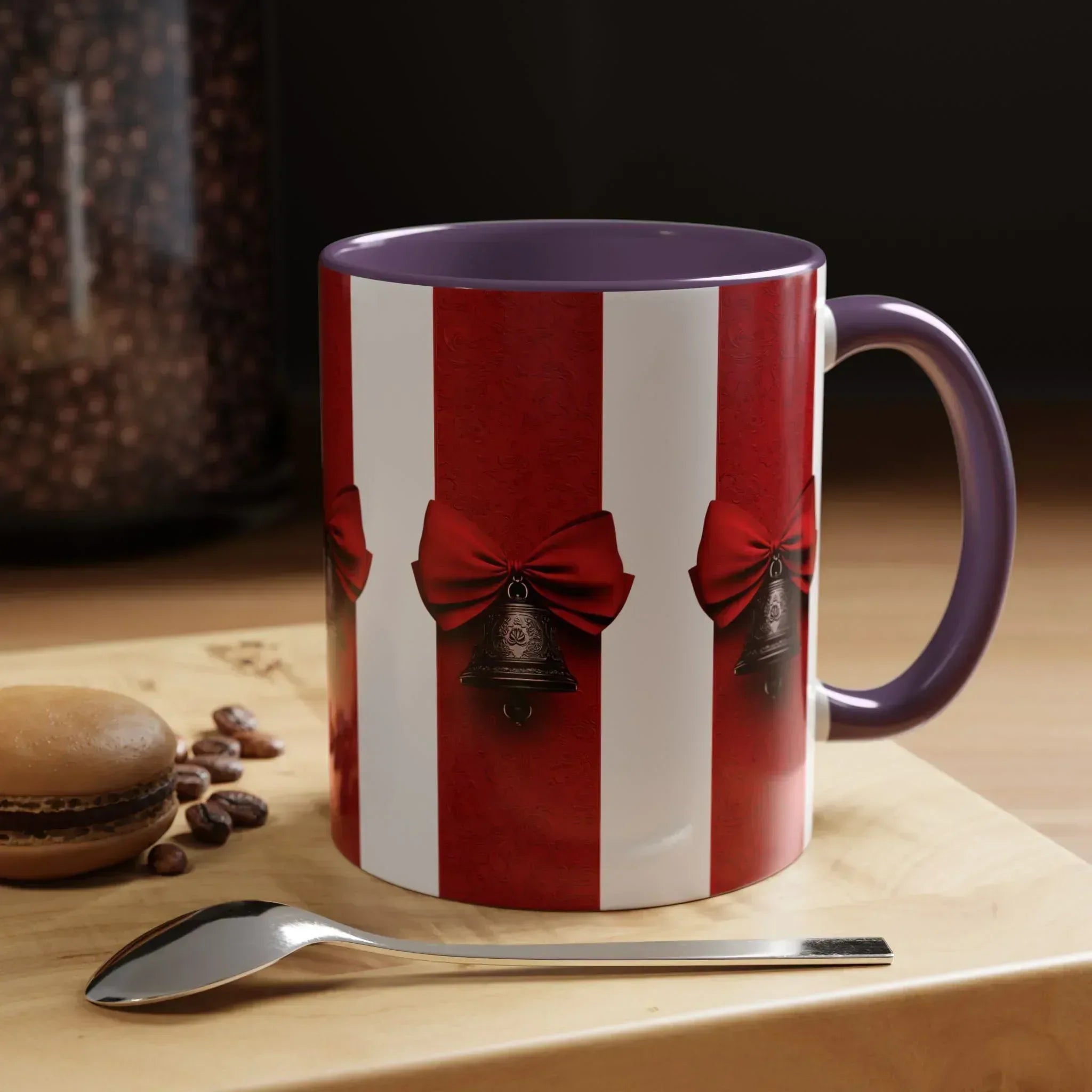 Holiday Bells Mug - Accent Coffee Mug (11, 15oz) - KARARMDESIGN