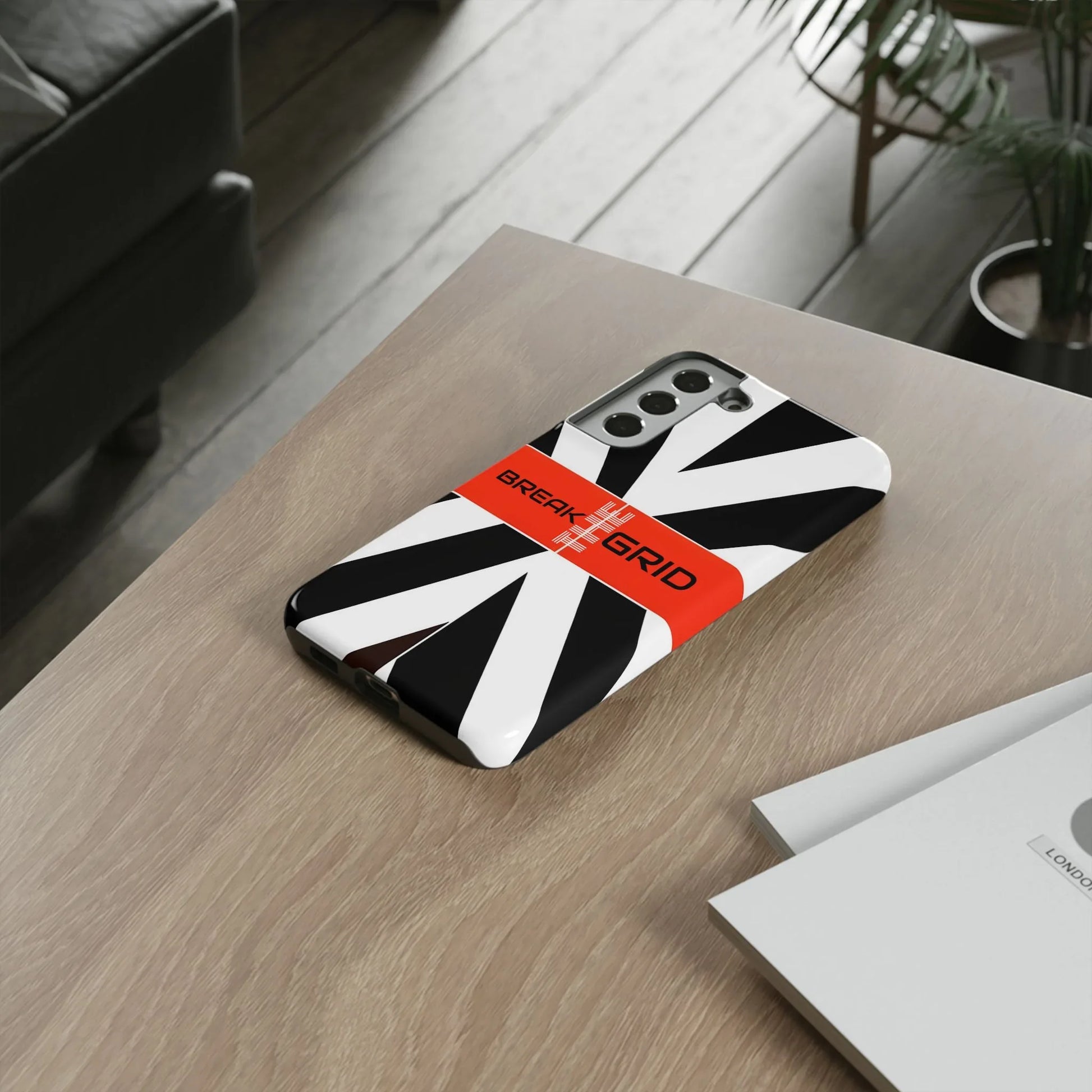Break The Grid Phone Case for iPhone 11–16 and Galaxy S20–S25 - KARARMDESIGN