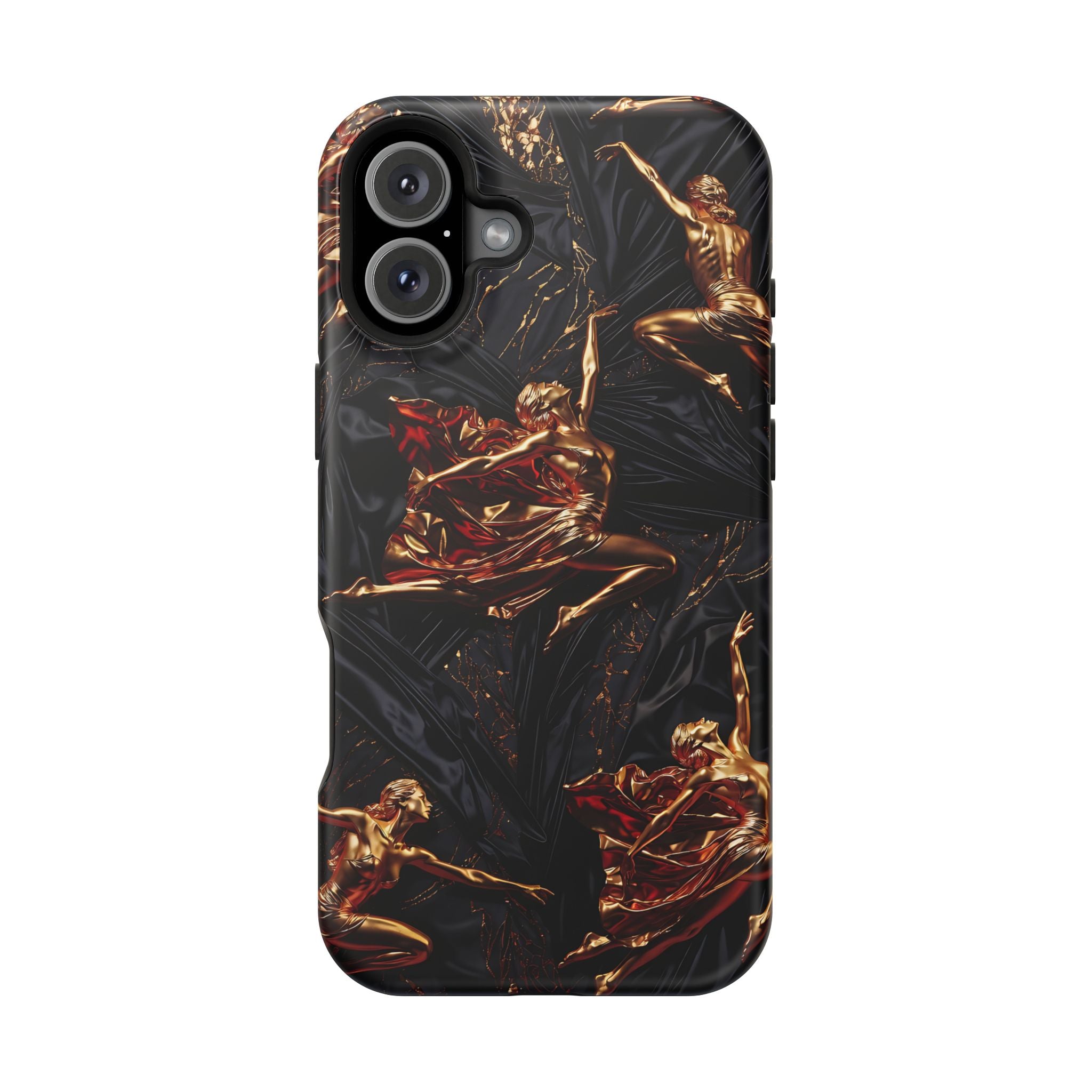 Gold Sculpture Phone Case for iPhone 13-17 & Samsung Galaxy S26