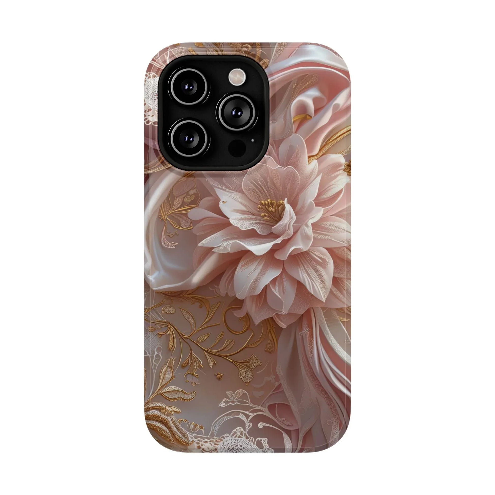 Elegant Floral Phone Case for iPhone 11-17 and Samsung Galaxy S21-S22 - KARARMDESIGN