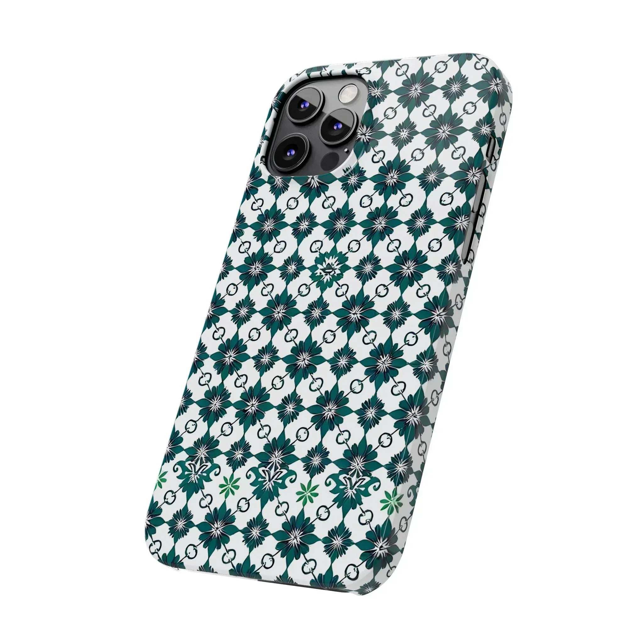 Elegant Geometric Pattern Phone Case for iPhone 11-17 - KARARMDESIGN