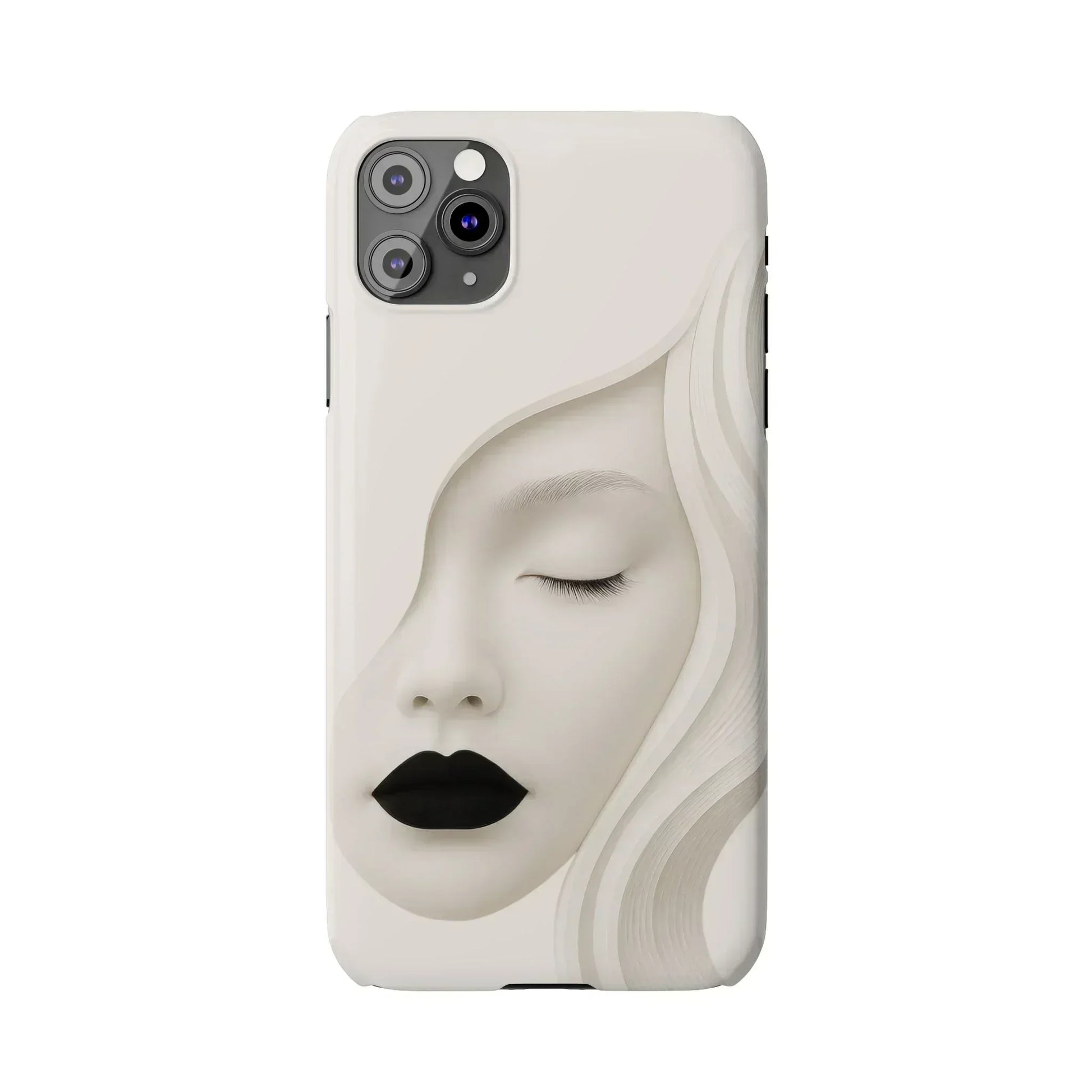 Minimalist Face Phone Case for iPhone 7-16 Models - KarArmDesign