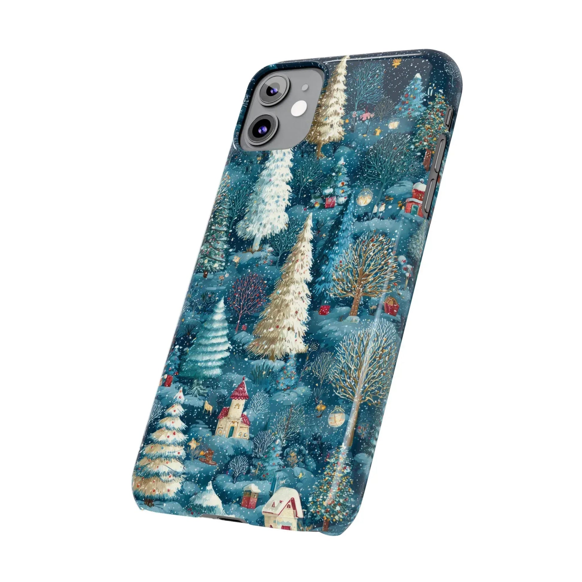 Frosty Forest Phone Case for iPhone 11-17 - KARARMDESIGN