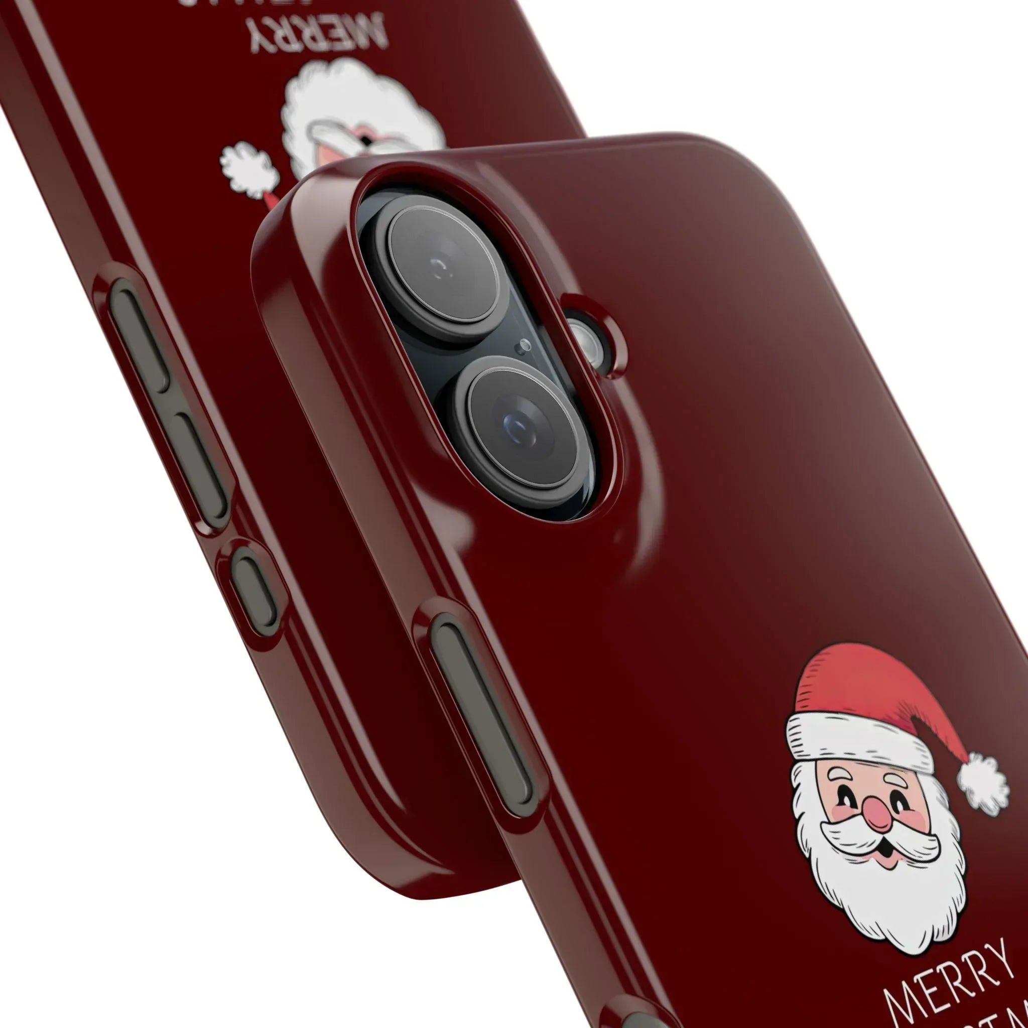 Crimson Claus Phone Case for iPhone 8-17 and Galaxy S20-S25 - KARARMDESIGN