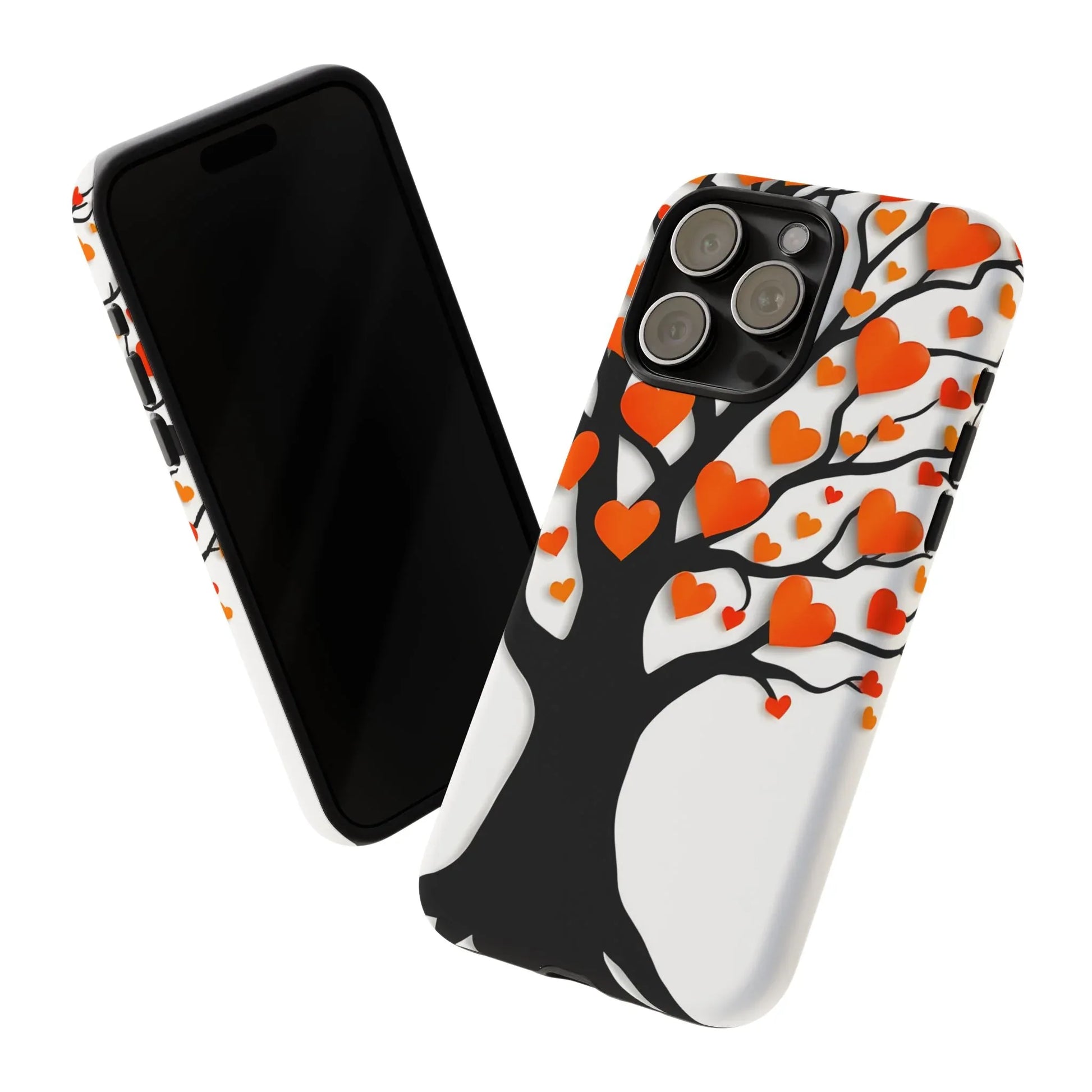 Heart Design Phone Case for iPhone 11–17 and Galaxy S20–S25 - KARARMDESIGN