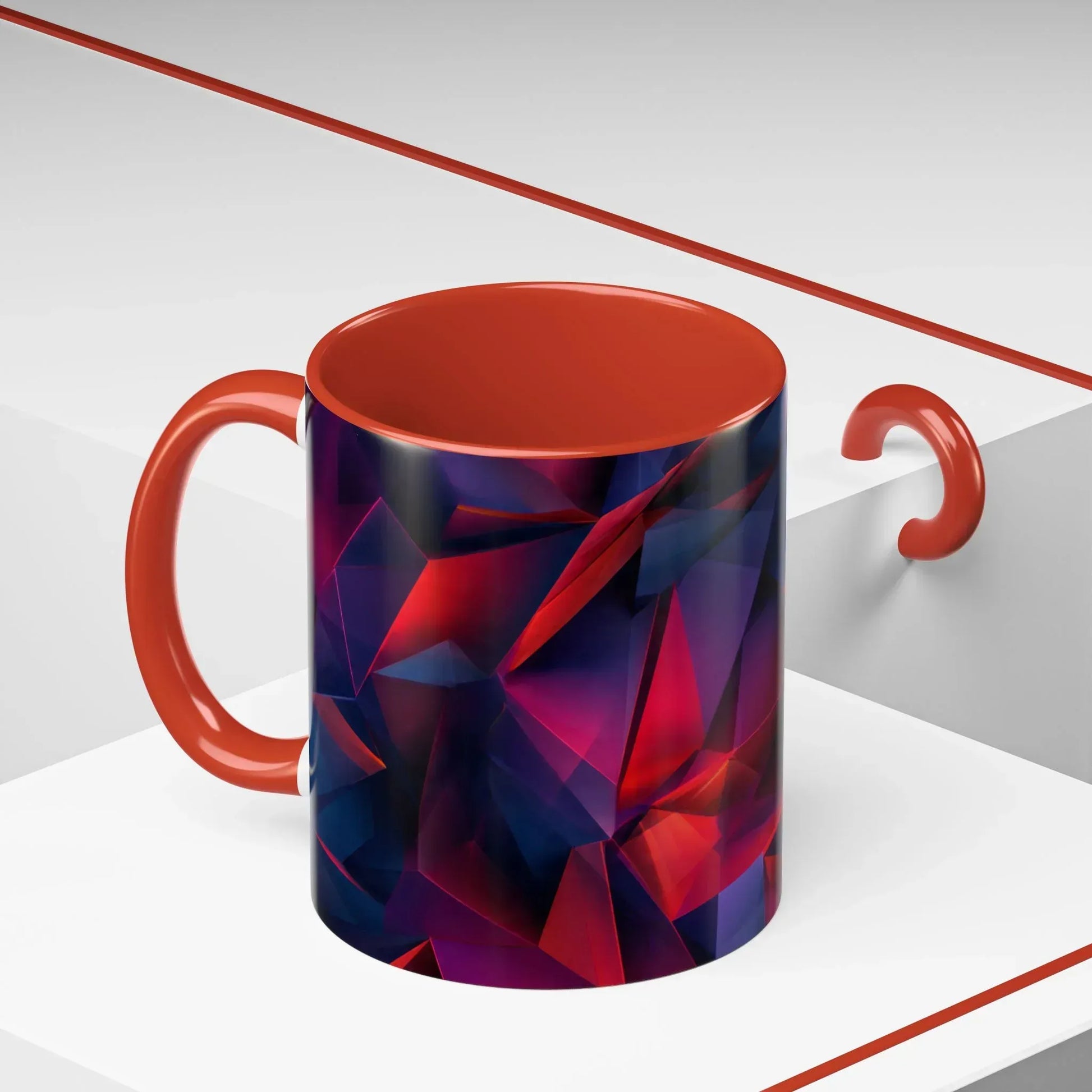 Crystalline Ember Ceramic Mug - Accent Coffee Mug (11, 15oz) - KARARMDESIGN