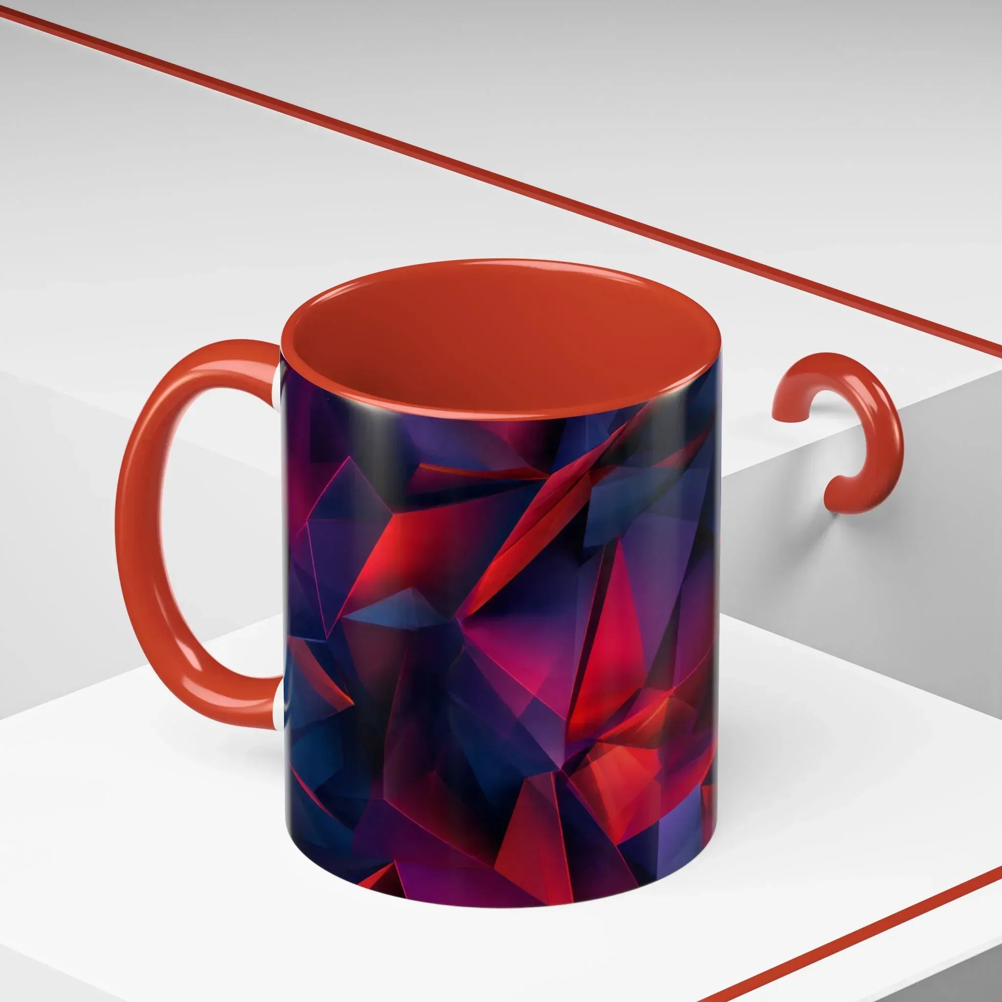 Crystalline Ember Ceramic Mug - Accent Coffee Mug (11, 15oz) - KARARMDESIGN