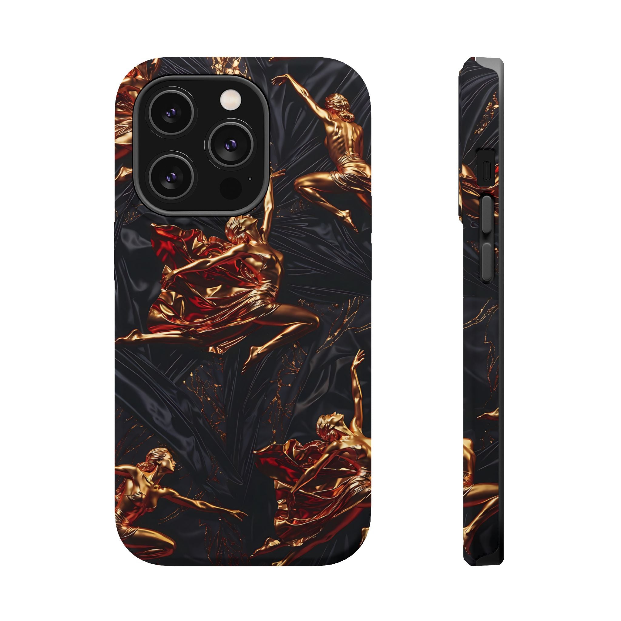 Gold Sculpture Phone Case for iPhone 13-17 & Samsung Galaxy S26
