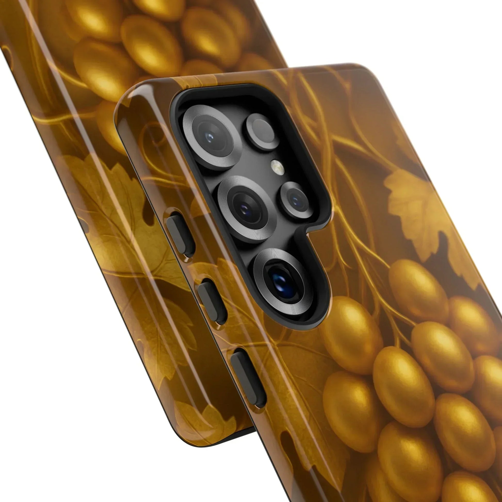 Golden Grapes Phone Case for Samsung Galaxy S10-S25 Models - KarArmDesign