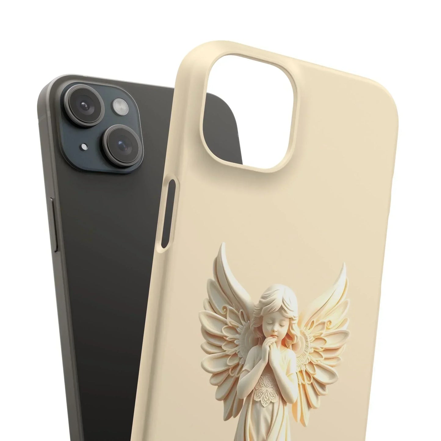 Heavenly Angel Phone Case for iPhone 7-16 and Samsung Galaxy S10-S24 Models - KarArmDesign