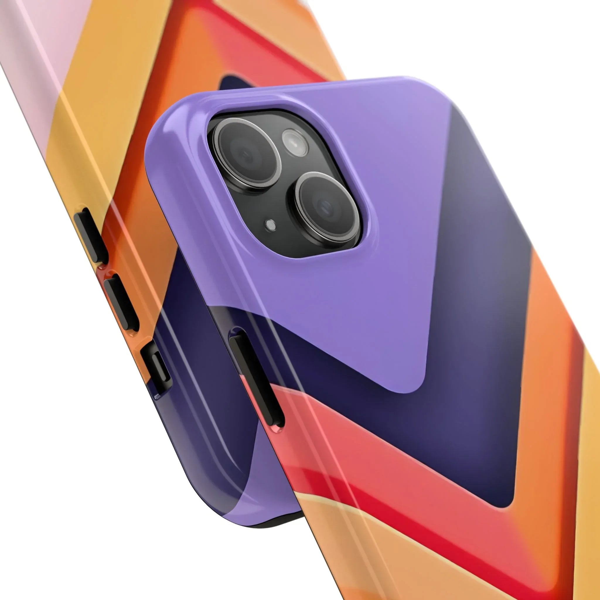 Vibrant Geometric Chevron Phone Case for iPhone and Galaxy - KARARMDESIGN