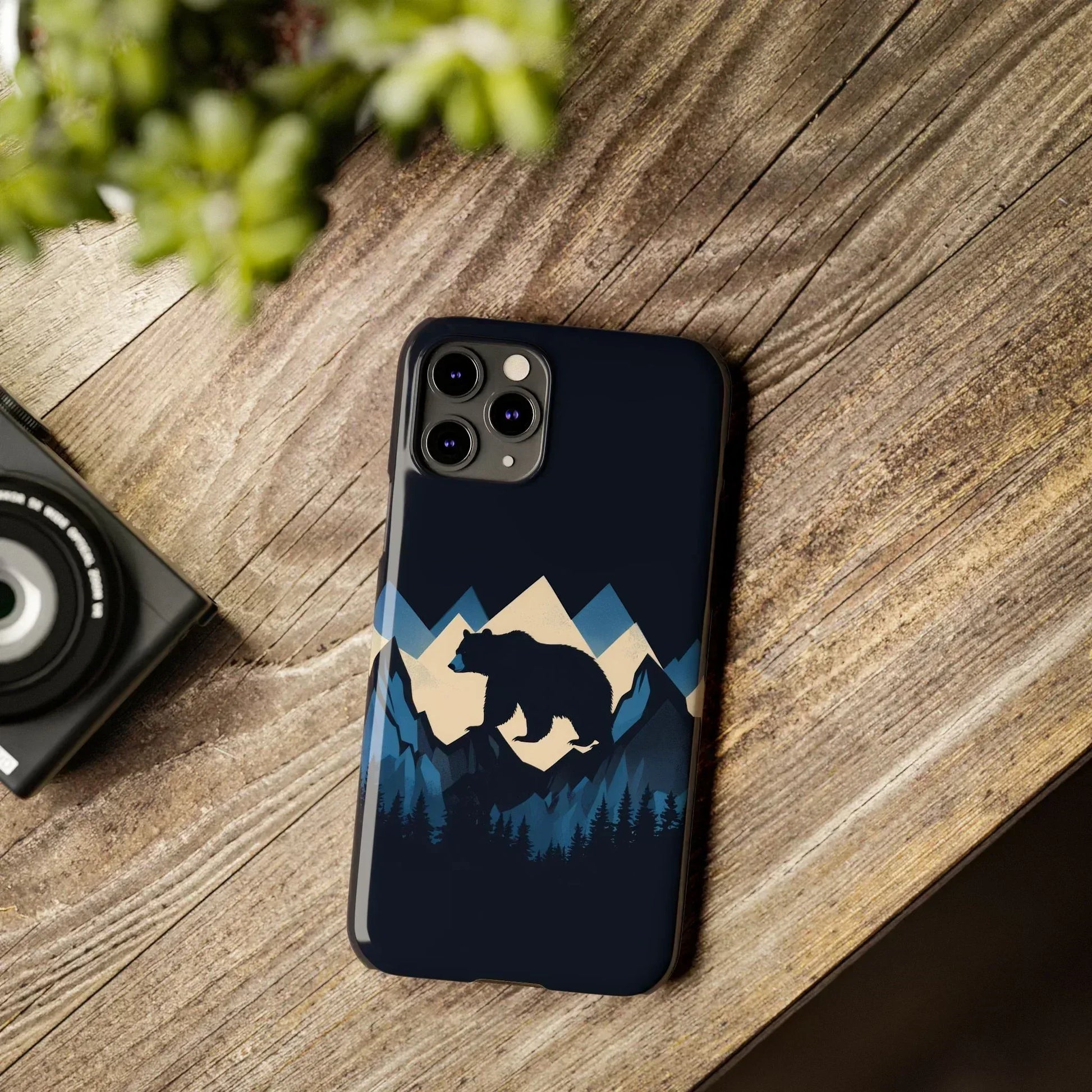 Wild Bear Phone Case for iPhone 11-17 - KARARMDESIGN