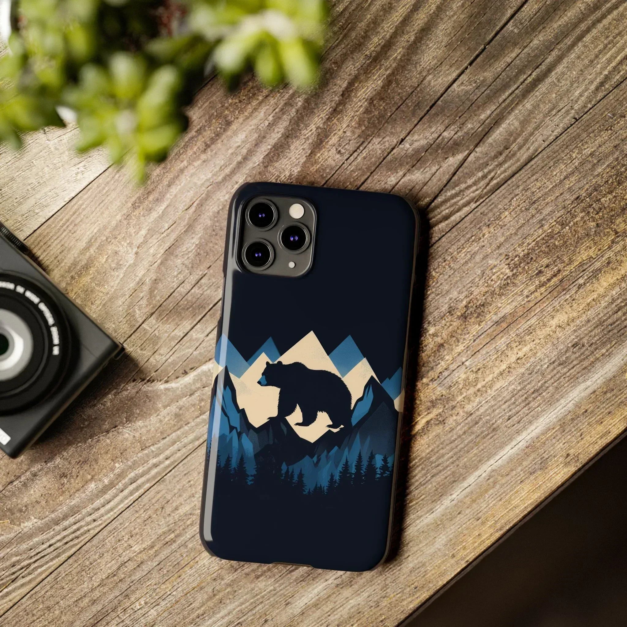 Wild Bear Phone Case for iPhone 11-17 - KARARMDESIGN