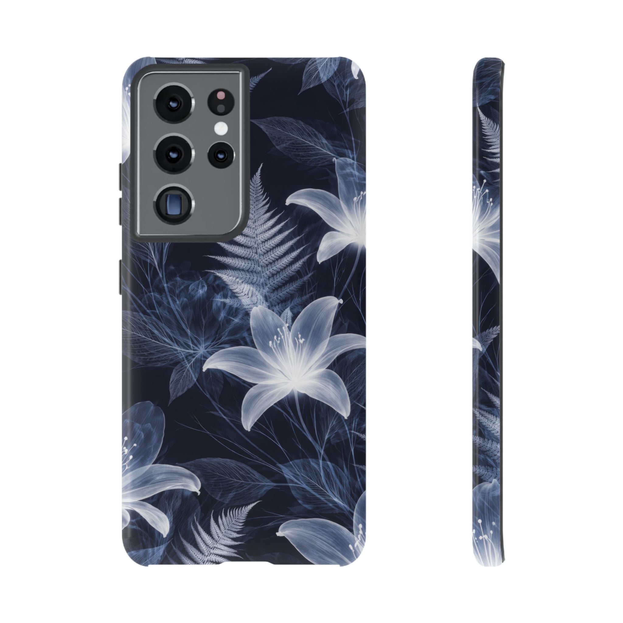 Moonlight Garden Phone Case for iPhone 11-17 and Galaxy S20-S26