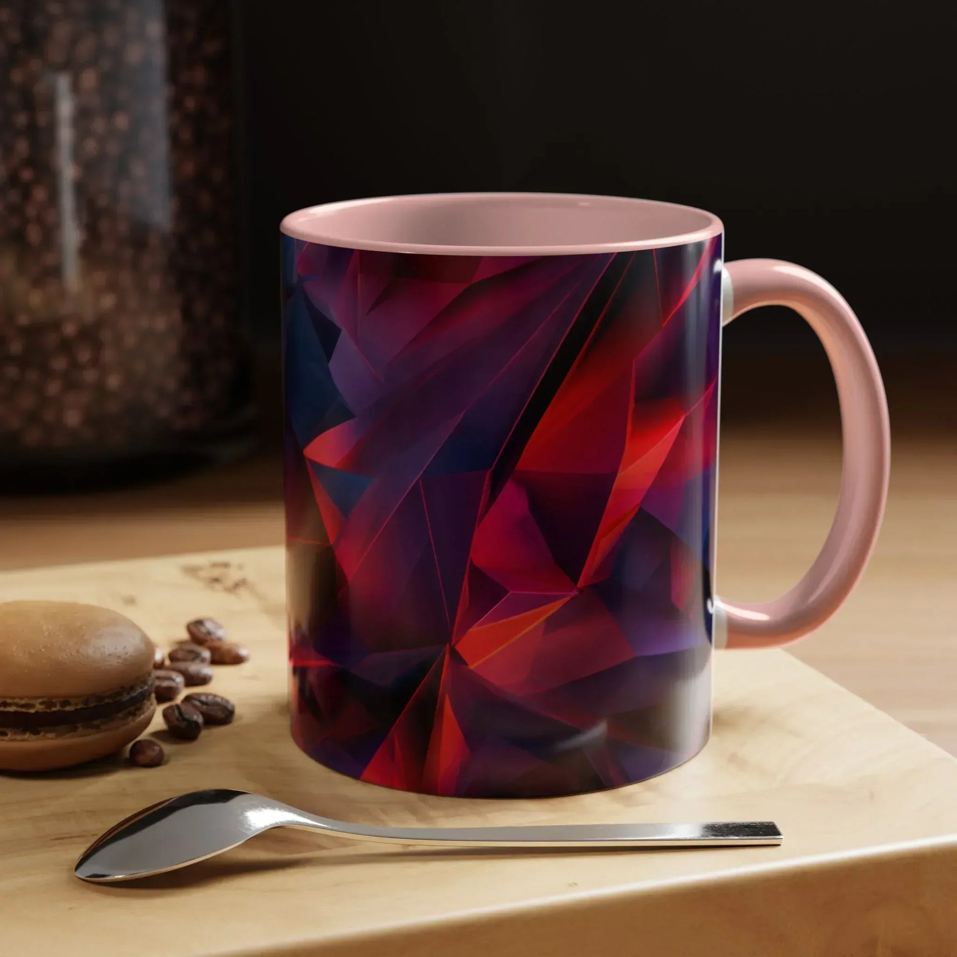 Crystalline Ember Ceramic Mug - Accent Coffee Mug (11, 15oz) - KARARMDESIGN