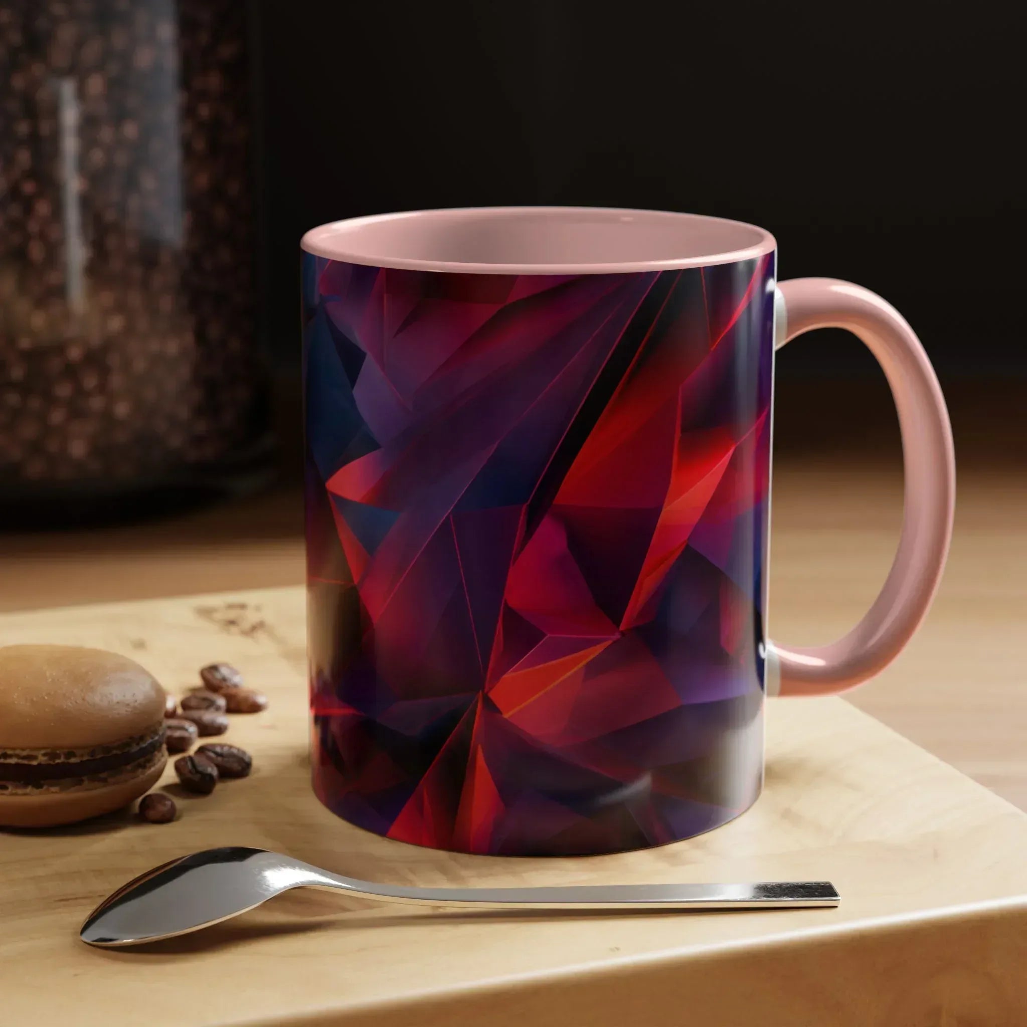 Crystalline Ember Ceramic Mug - Accent Coffee Mug (11, 15oz) - KARARMDESIGN