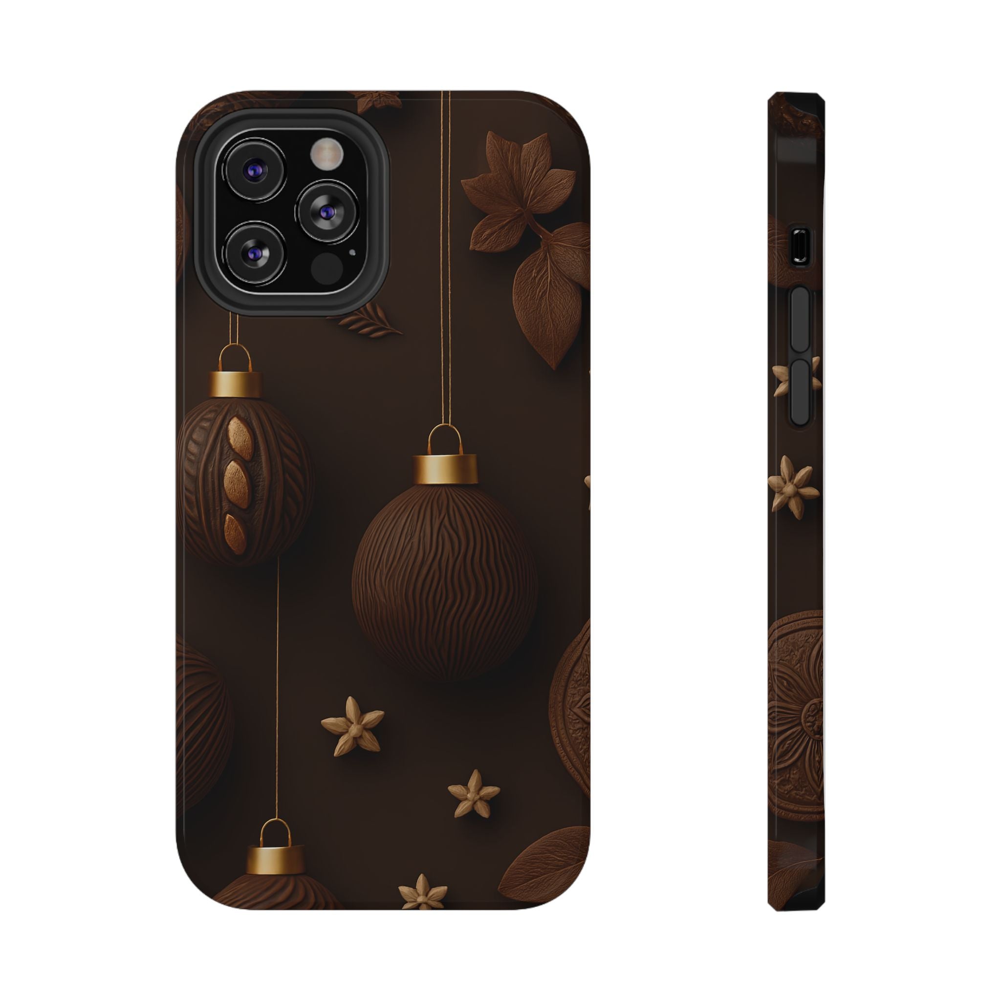 Chocolate Ornaments Phone Case for iPhone 11-17 and Galaxy S22-S26
