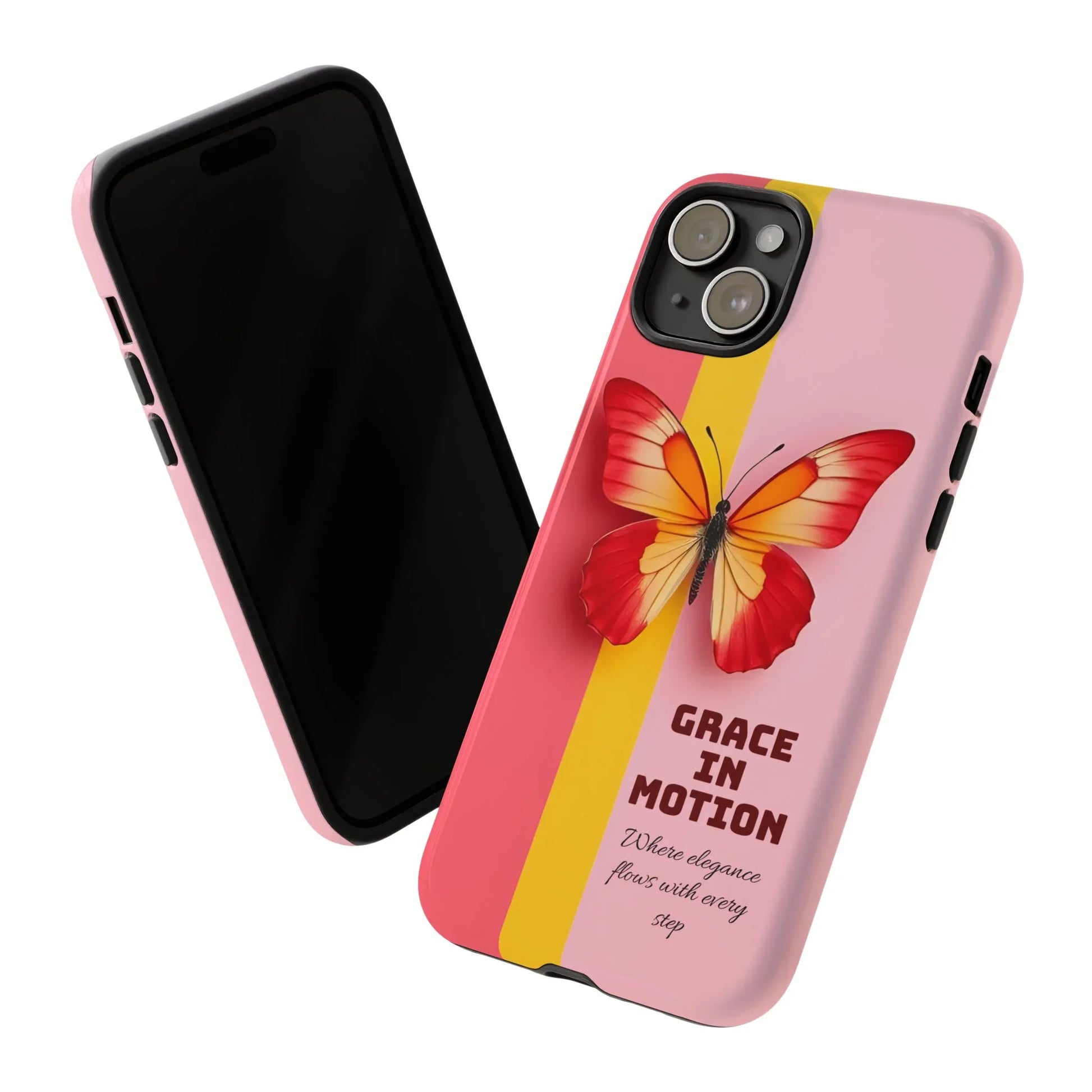 Grace in Motion – Elegant Phone Case for iPhone, Galaxy & Pixel - KARARMDESIGN