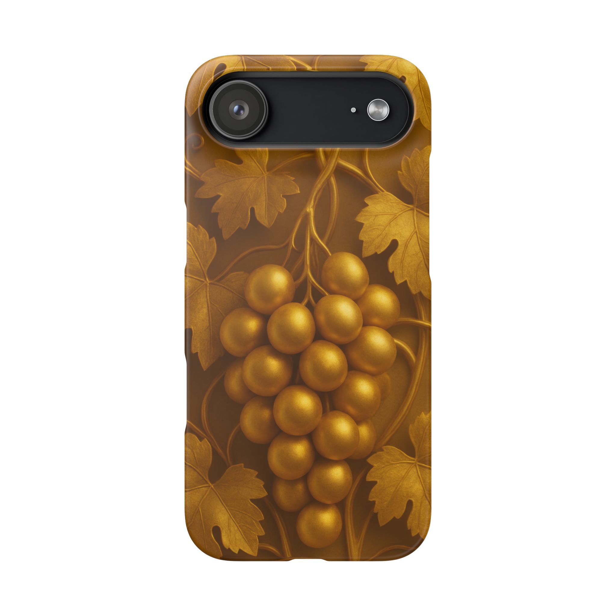 Golden Grapes Phone Case for iPhone 8–17