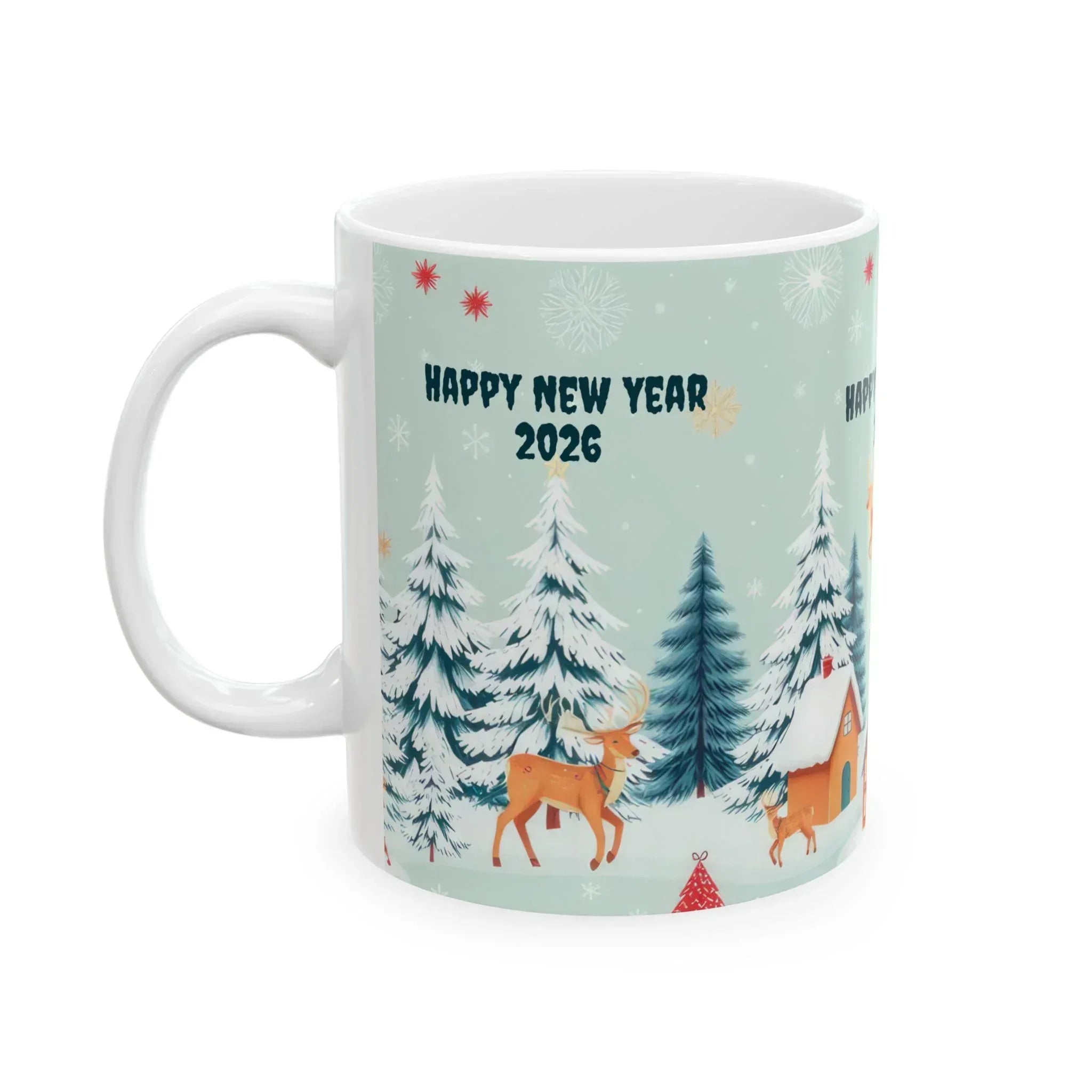New Year Vibes Ceramic Mug, (11oz, 15oz) - KARARMDESIGN