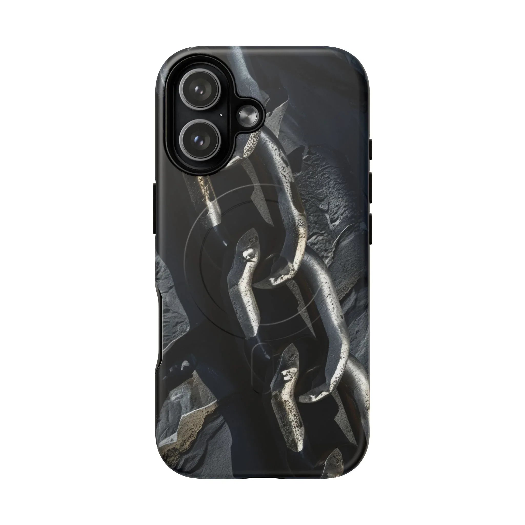 “Iron Chain” Tough Magnetic Phone Case for iPhone 13-17 - KARARMDESIGN