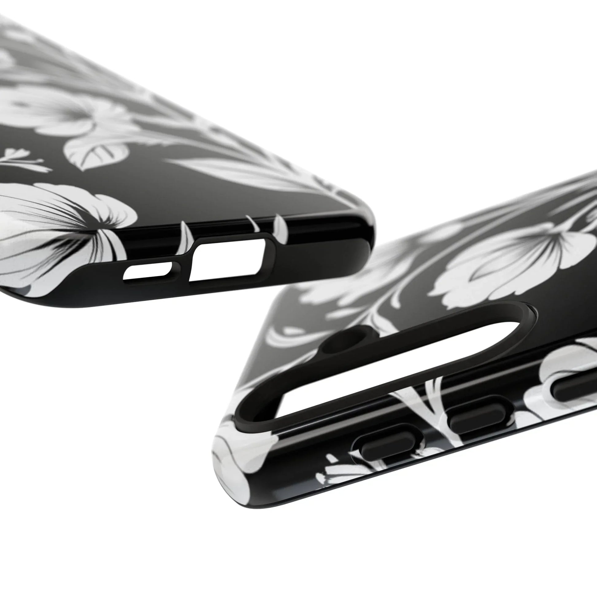 Elegant Floral Phone Case for Galaxy S20-S25 - KARARMDESIGN