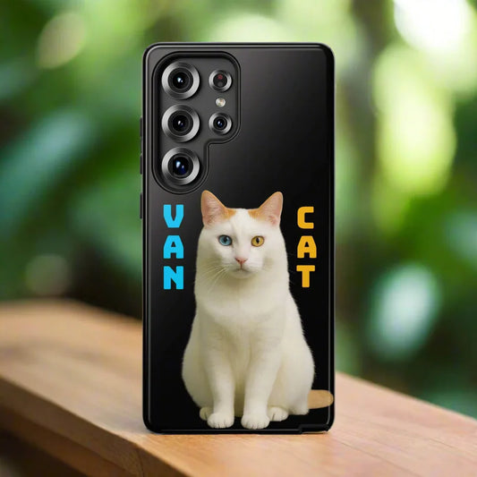 VAN CAT Phone Case for iPhone 8-16 and Samsung Galaxy S20-S25 Models