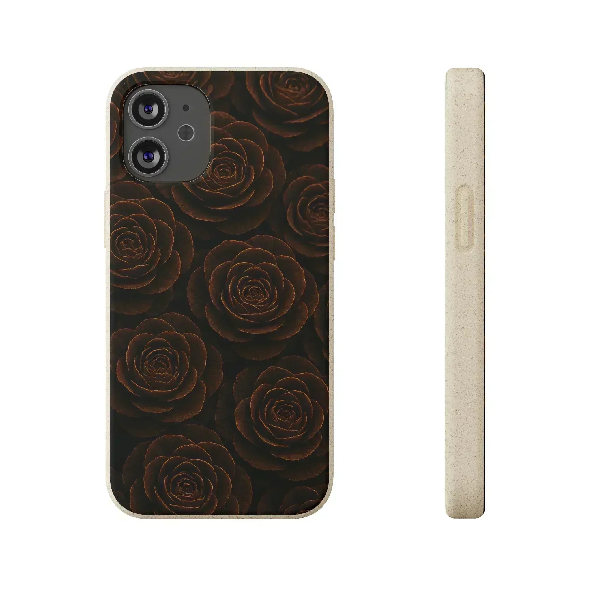 Wooden Roses Phone Case for iPhone 11-16 and Samsung Galaxy S20-S22 - KARARMDESIGN