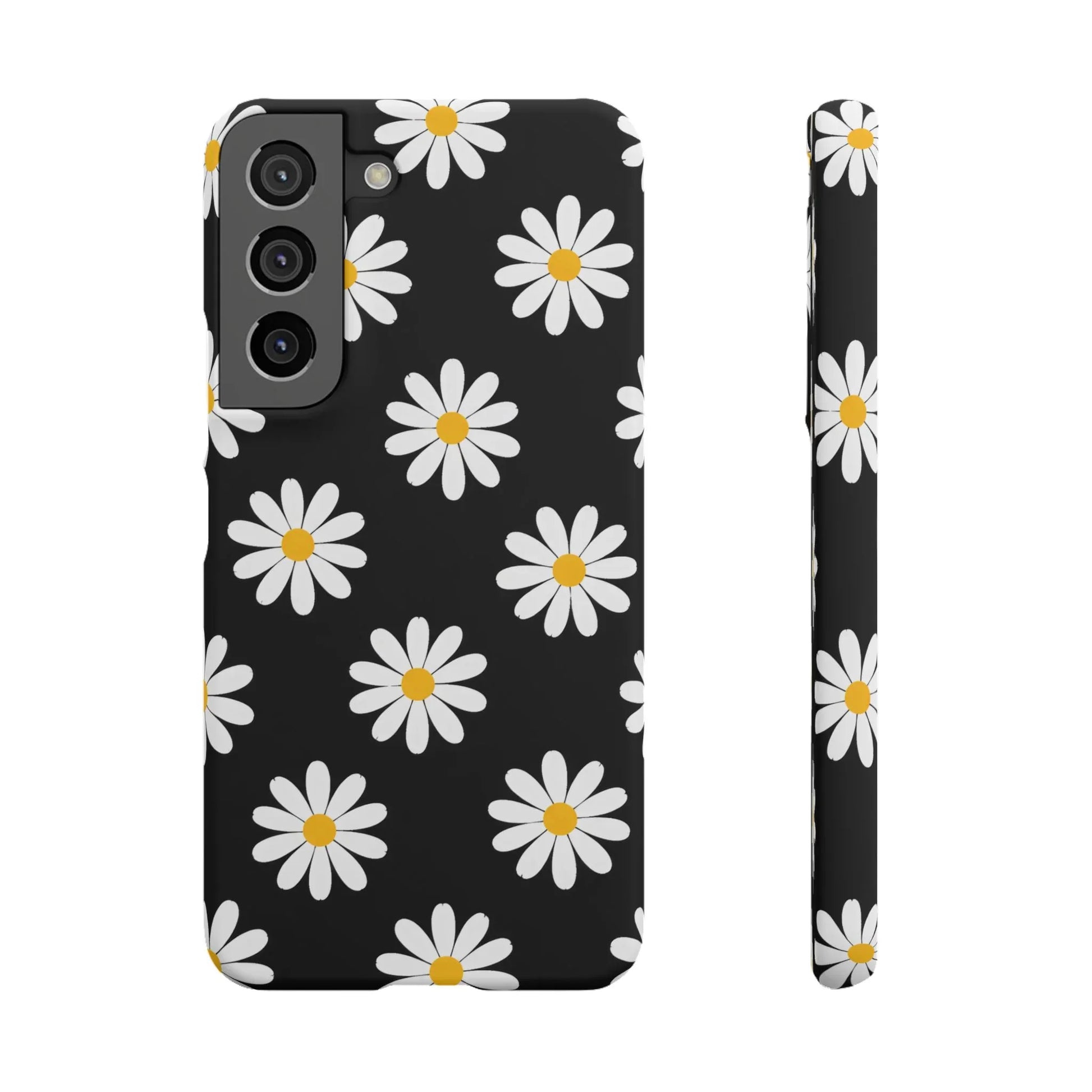 Daisy Charm Phone Case for iPhone 11-17 and Galaxy S20-S25 - KARARMDESIGN