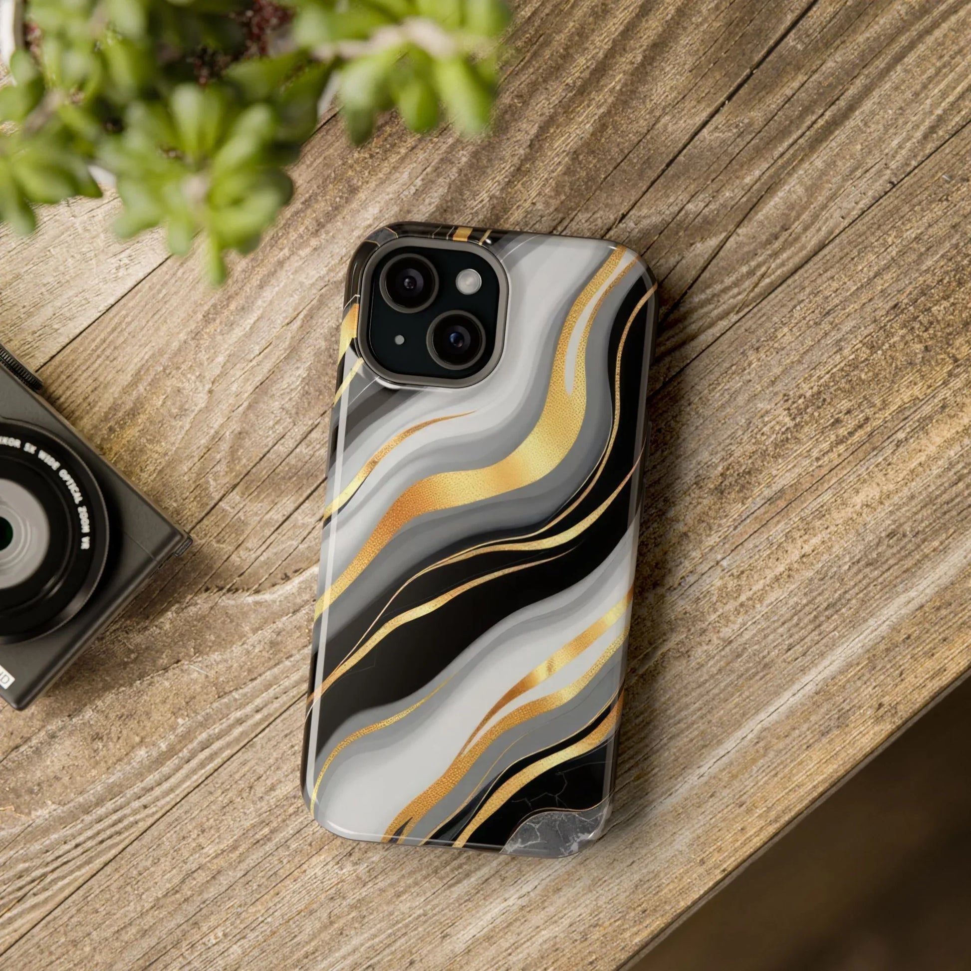 Modern Marble Flow Phone Case for iPhone 11-17 - KARARMDESIGN