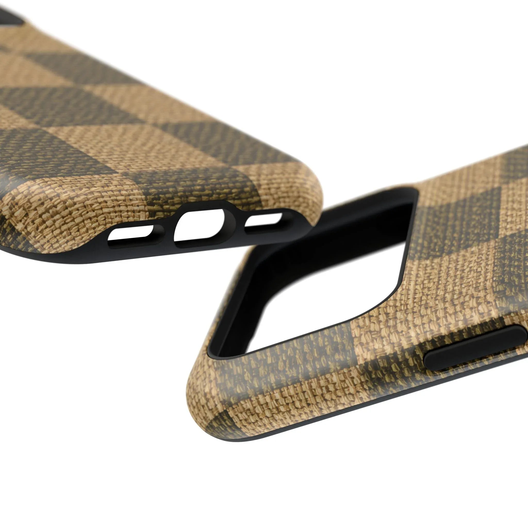 Rustic Woven Phone Case for iPhone 11-17 and Galaxy S21-S22 - KARARMDESIGN
