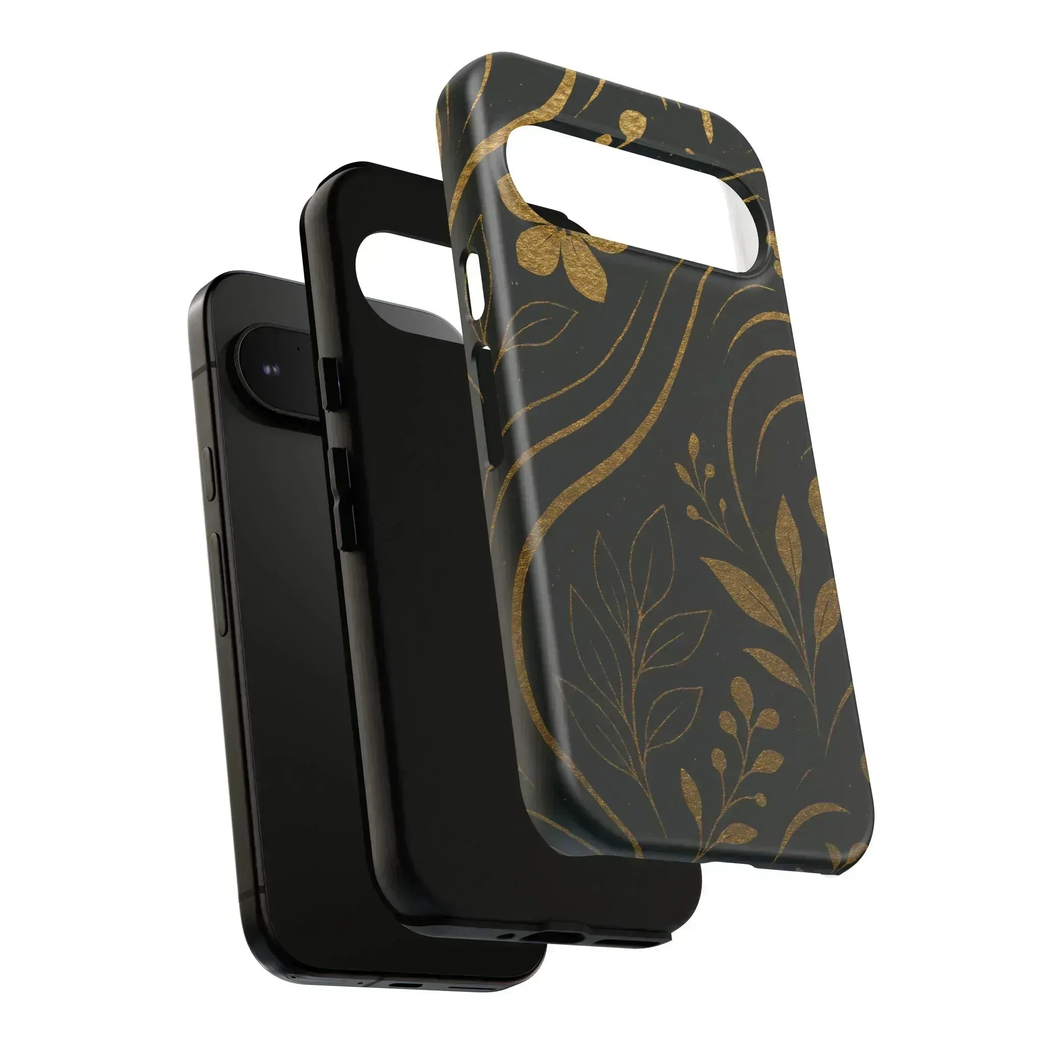 Gold Pattern Phone Case for Galaxy and Pixel - KARARMDESIGN