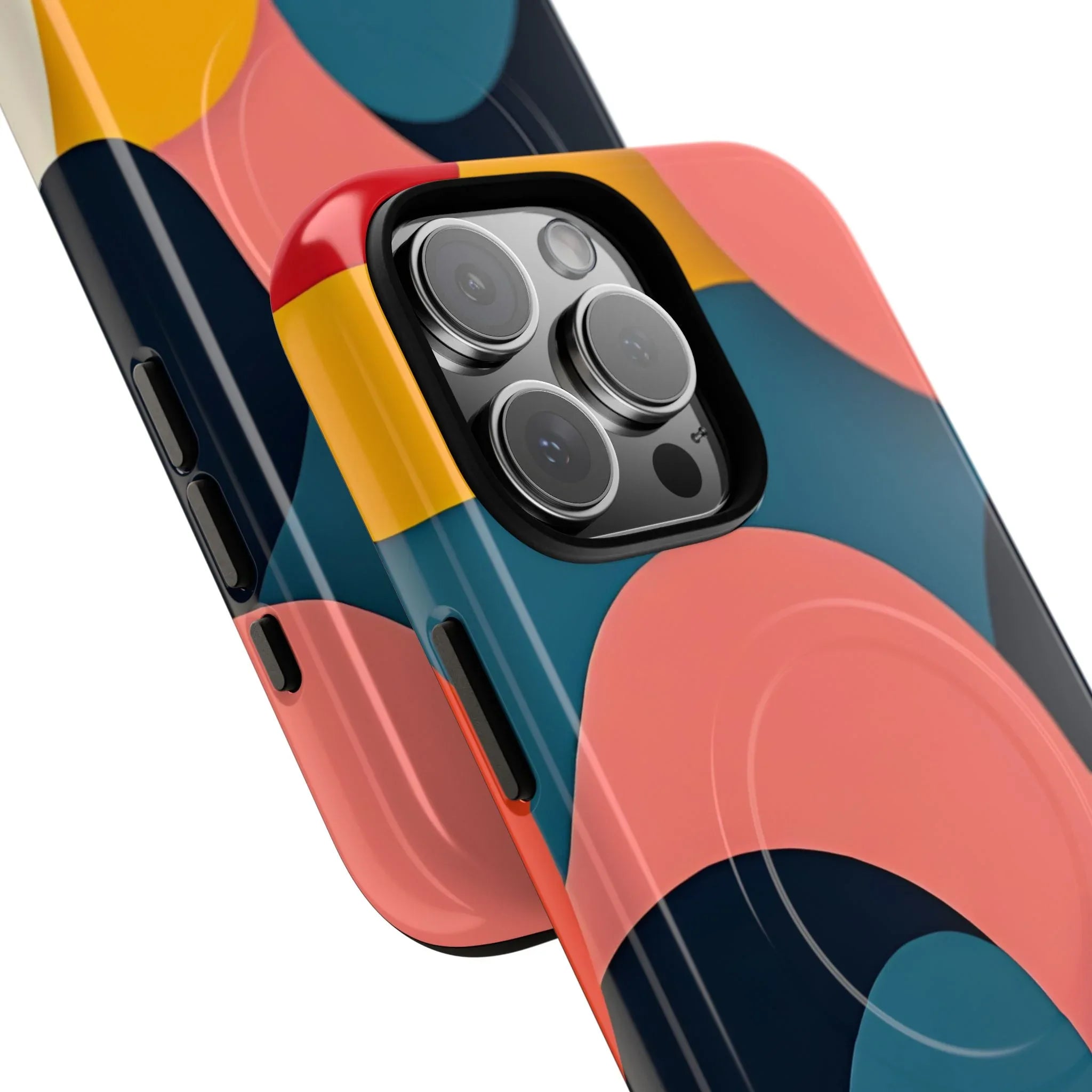 Colorful Abstract Art Phone Case for iPhone 13-17 - KARARMDESIGN