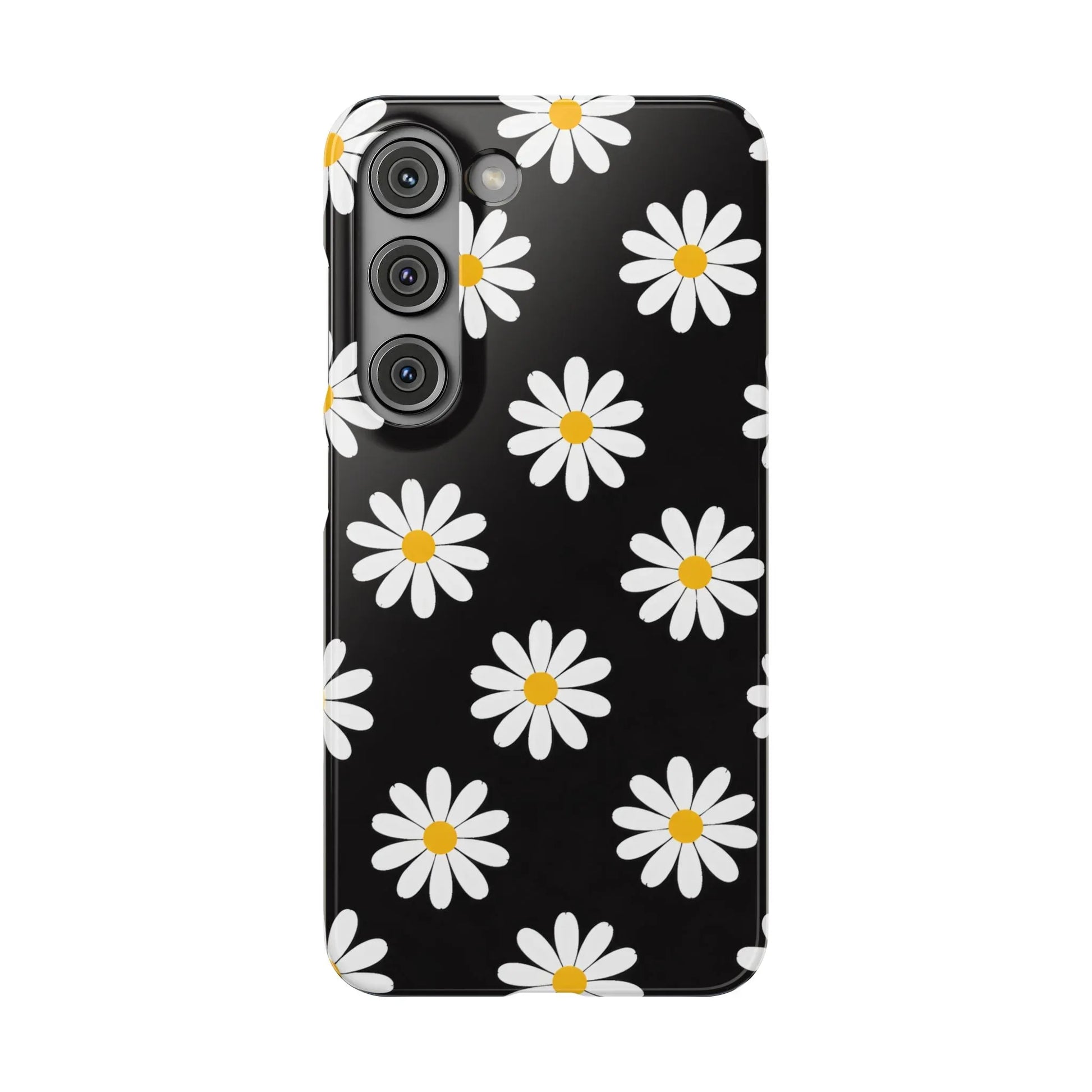 Daisy Charm Phone Case for iPhone 11-17 and Galaxy S20-S25 - KARARMDESIGN