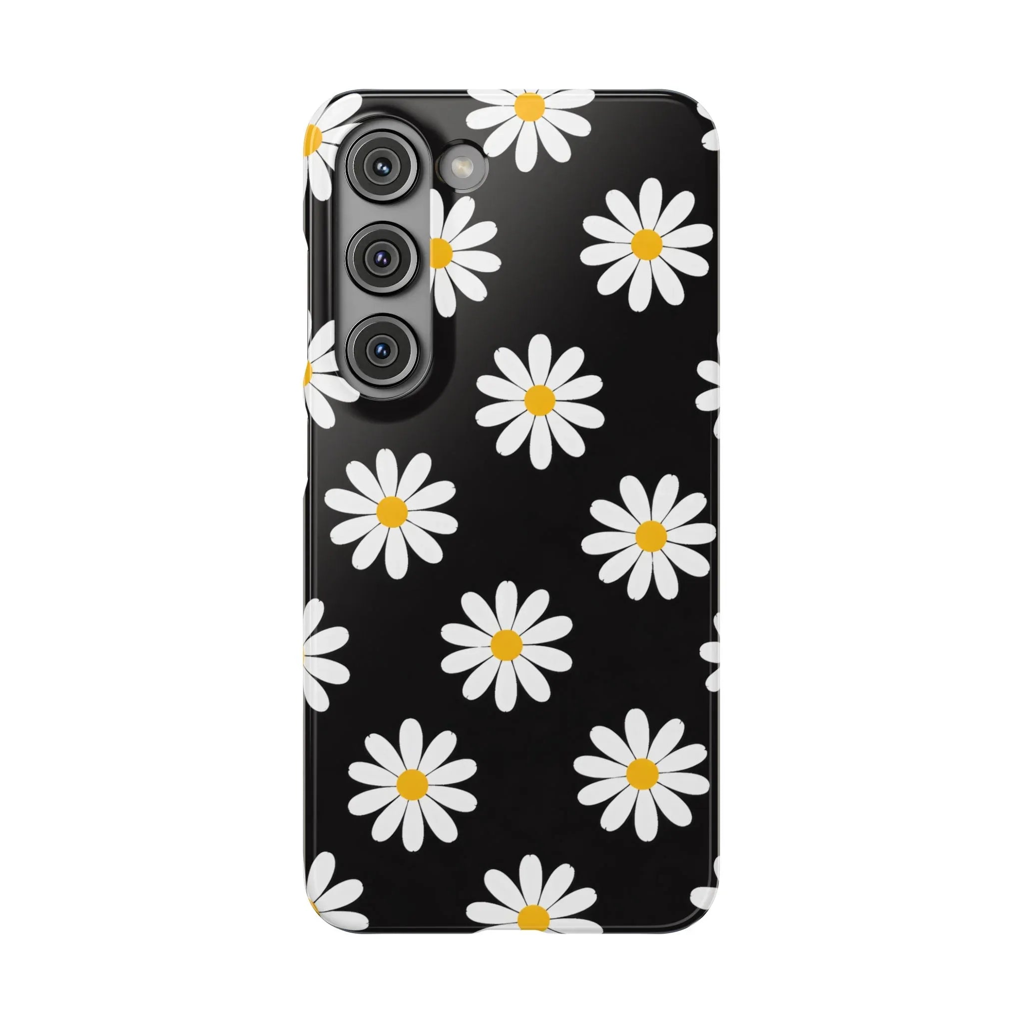 Daisy Charm Phone Case for iPhone 11-17 and Galaxy S20-S25 - KARARMDESIGN