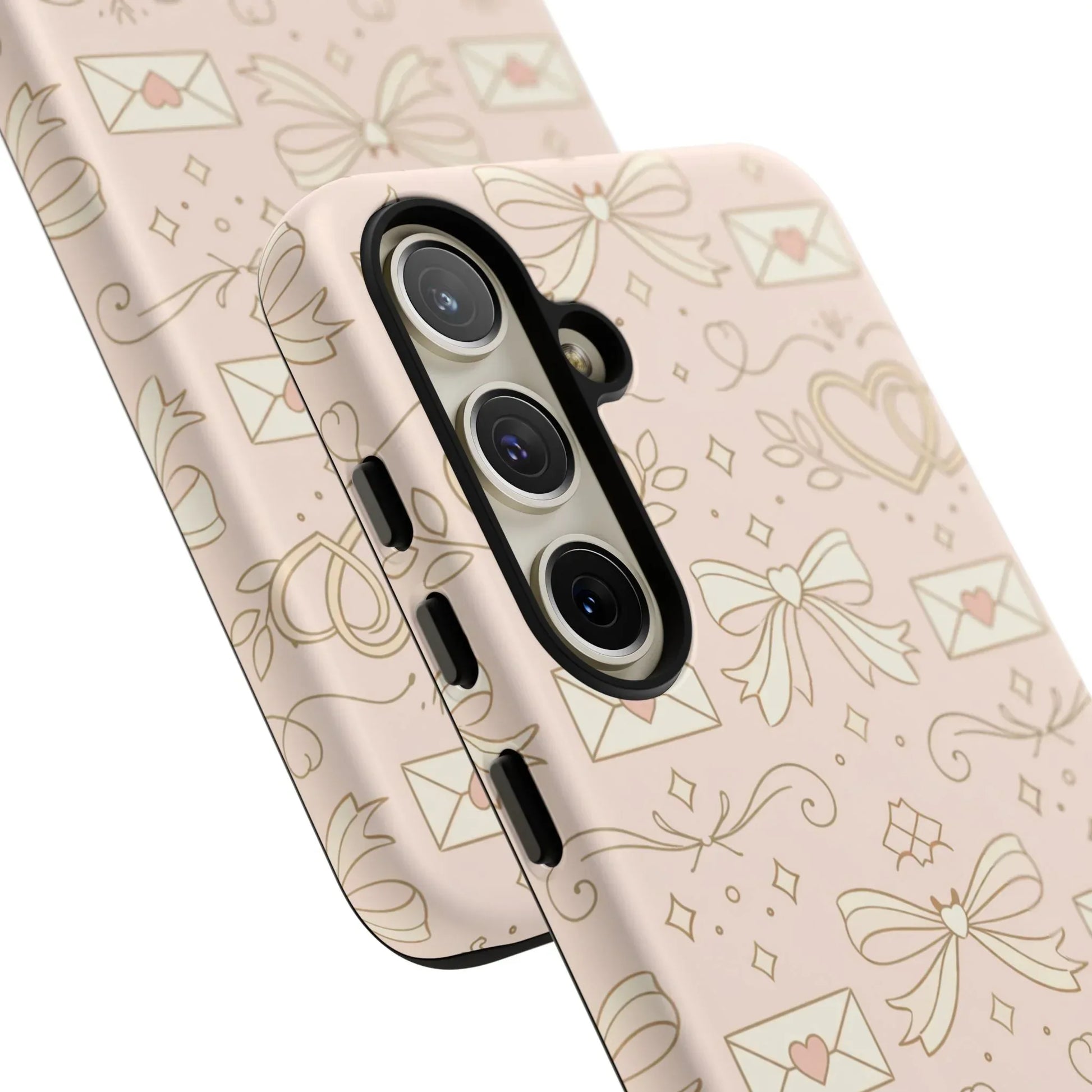 Sweet Romance Tough Phone Case for iPhone 11–17 & Galaxy S10–S25 - KARARMDESIGN