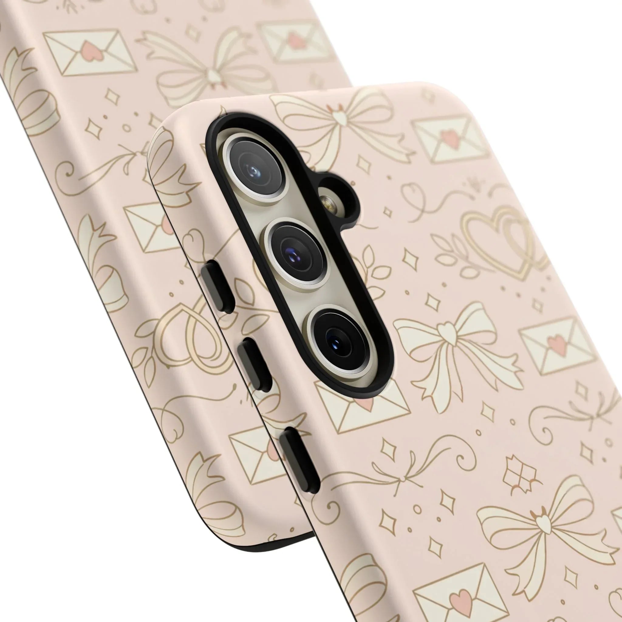 Sweet Romance Tough Phone Case for iPhone 11–17 & Galaxy S10–S25 - KARARMDESIGN