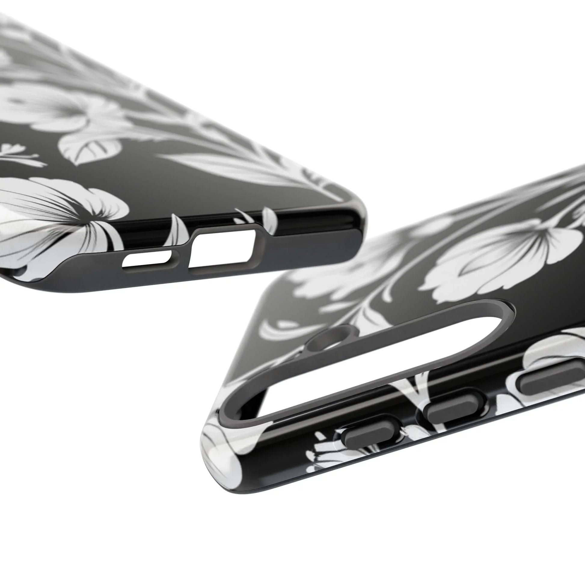 Elegant Floral Phone Case for Galaxy S20-S25 - KARARMDESIGN