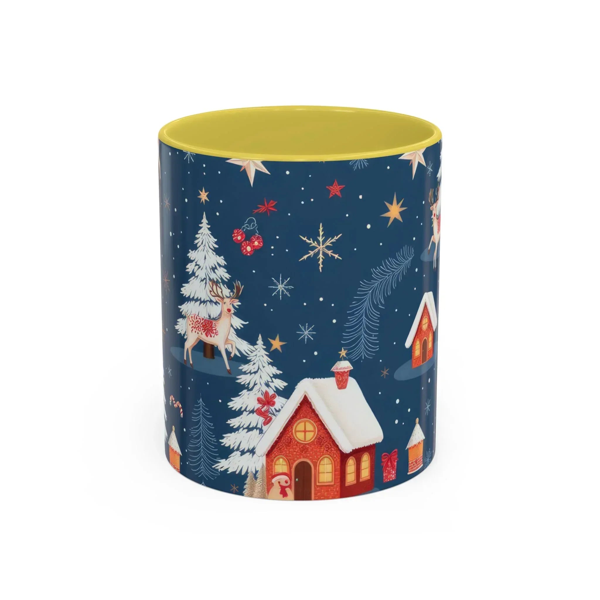 Dark Blue Christmas Mug - Colorful Mugs (11oz, 15oz) - KARARMDESIGN