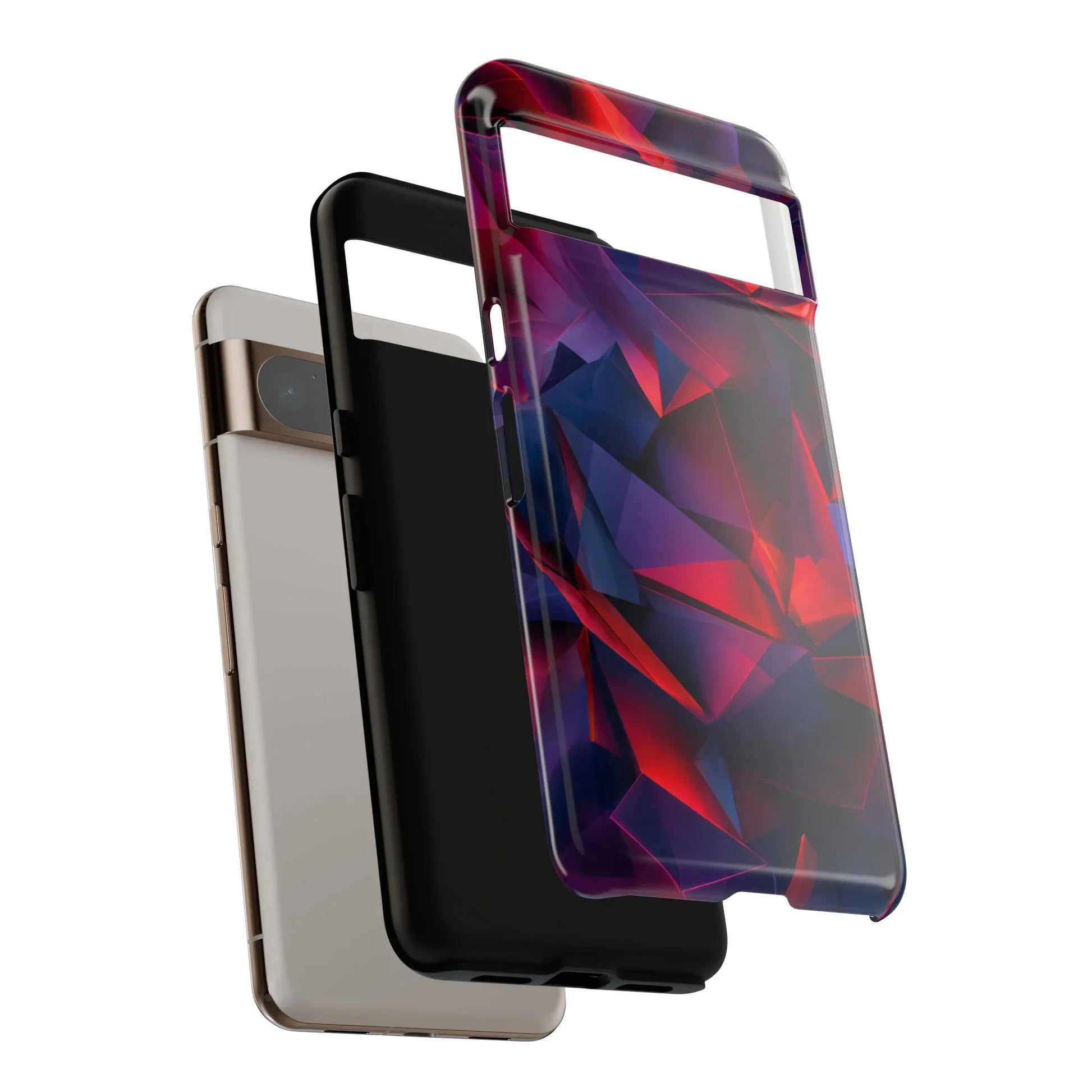 Crystalline Prism Phone Case for iPhone 8-17 and Google Pixel up to 9 - KARARMDESIGN