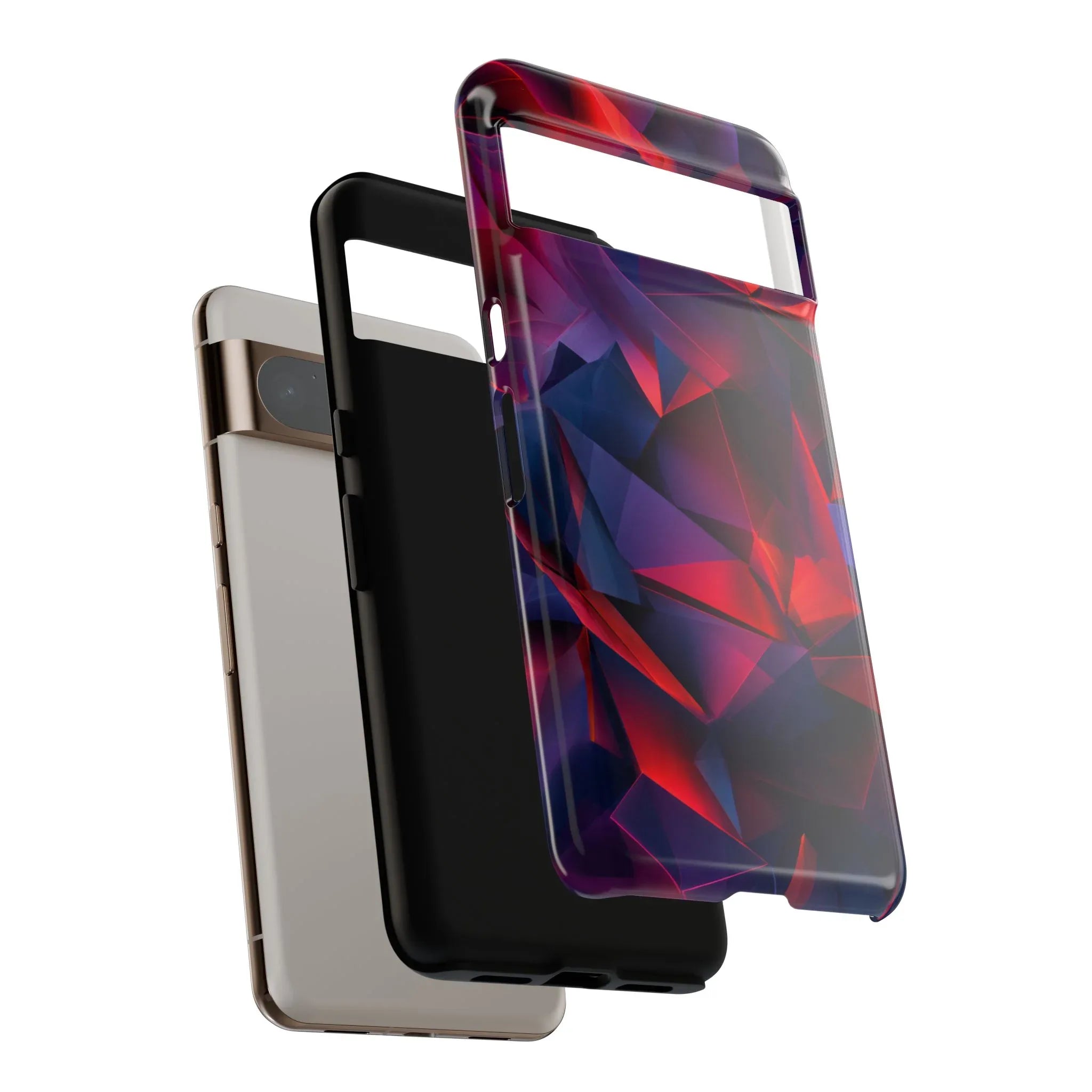 Crystalline Prism Phone Case for iPhone 8-17 and Google Pixel up to 9 - KARARMDESIGN