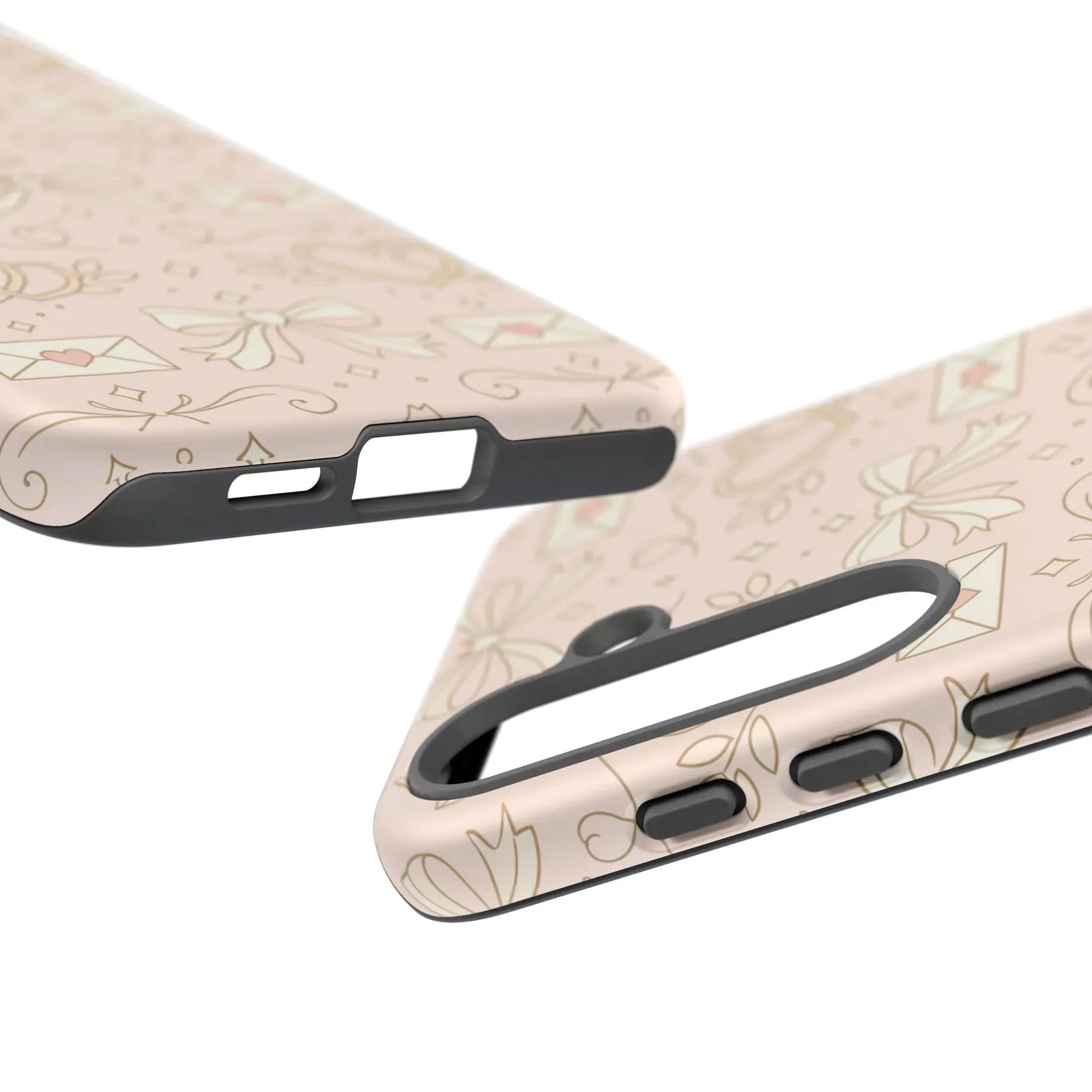 Sweet Romance Tough Phone Case for iPhone 11–17 & Galaxy S10–S25 - KARARMDESIGN