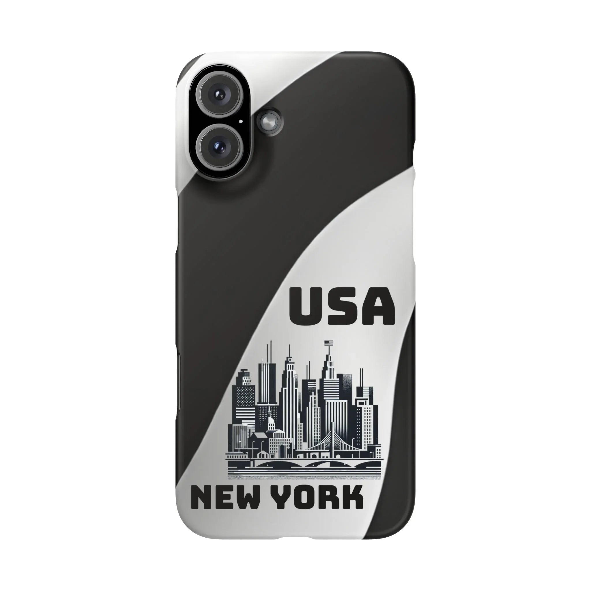 Monochrome New York City Phone Case for iPhone, Galaxy & Pixel - KARARMDESIGN