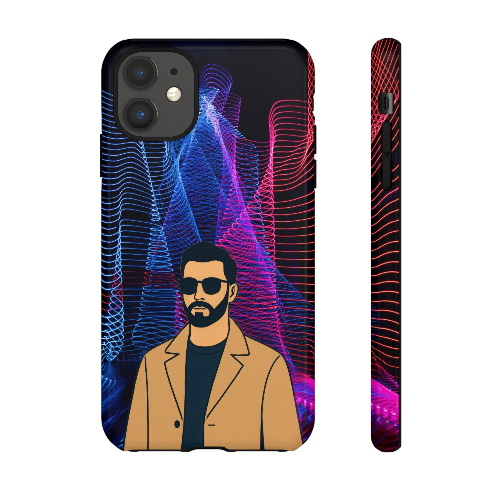 Bearded Style Phone Case for iPhone 11-17 and Galaxy S20-S25 - KARARMDESIGN
