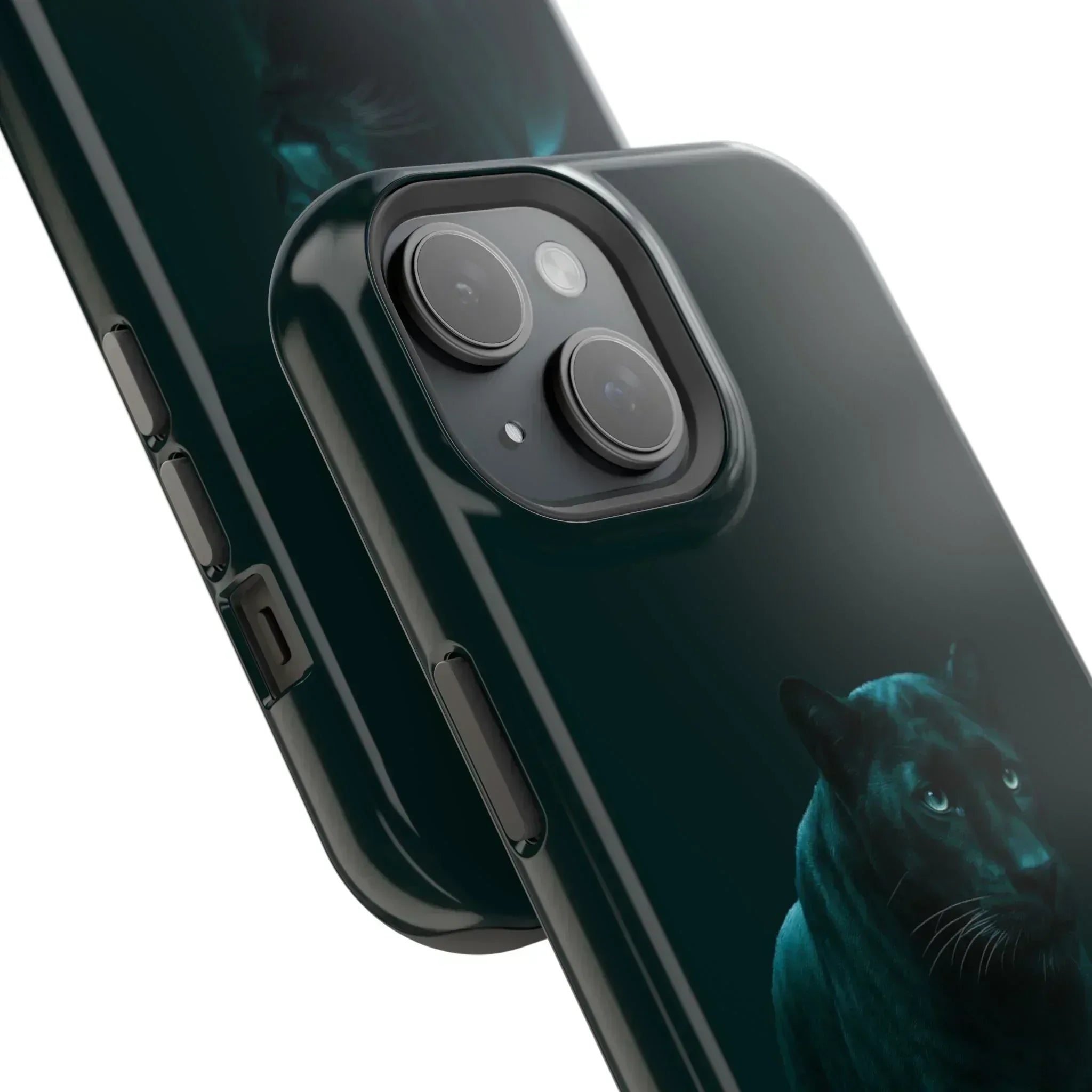 Black Panther Phone Case for iPhone 12-16 and Galaxy S21-S22 - KARARMDESIGN
