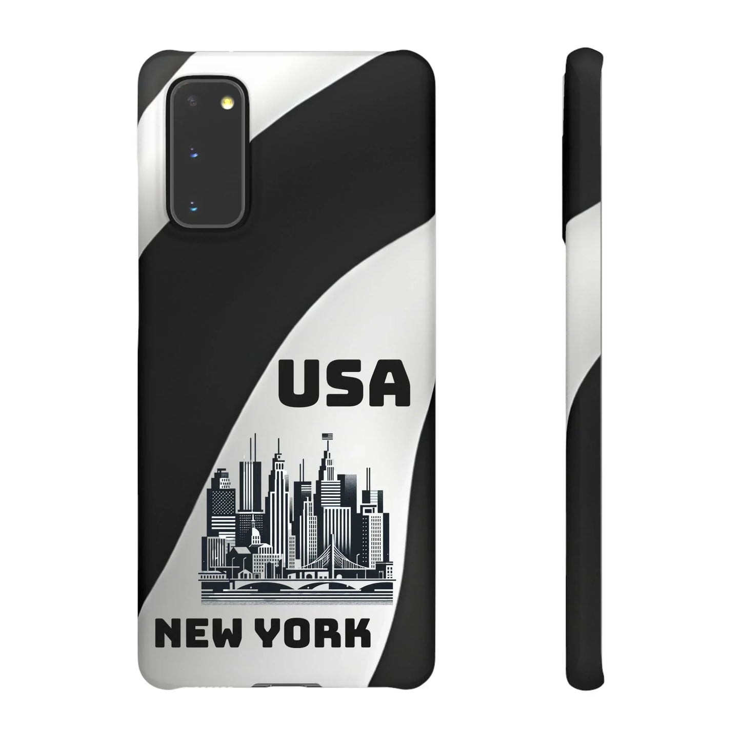 Monochrome New York City Skyline Phone Case for iPhone, Galaxy & Pixel - KarArmDesign