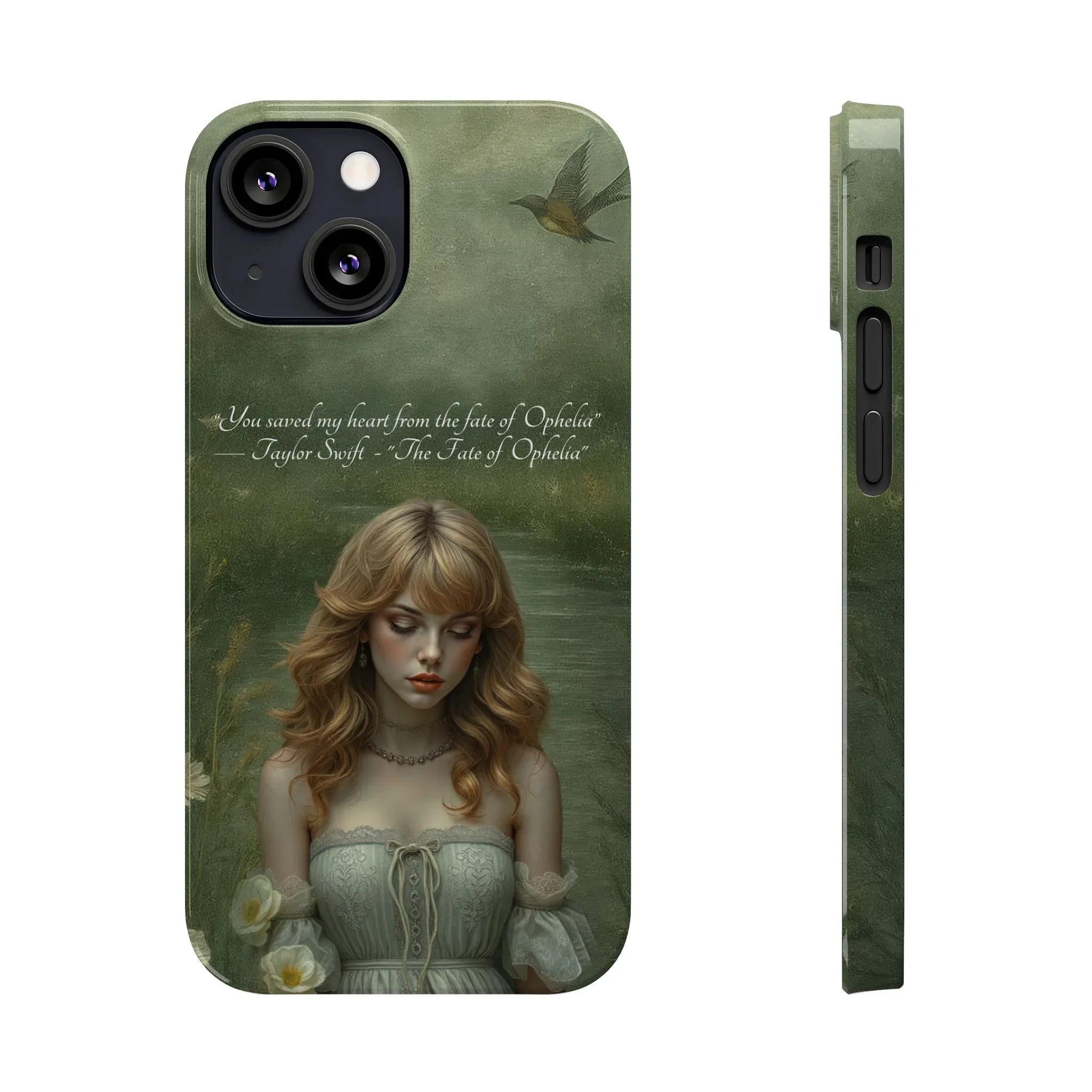 "Melancholic Ophelia" Phone Case for iPhone 11-17 - KARARMDESIGN