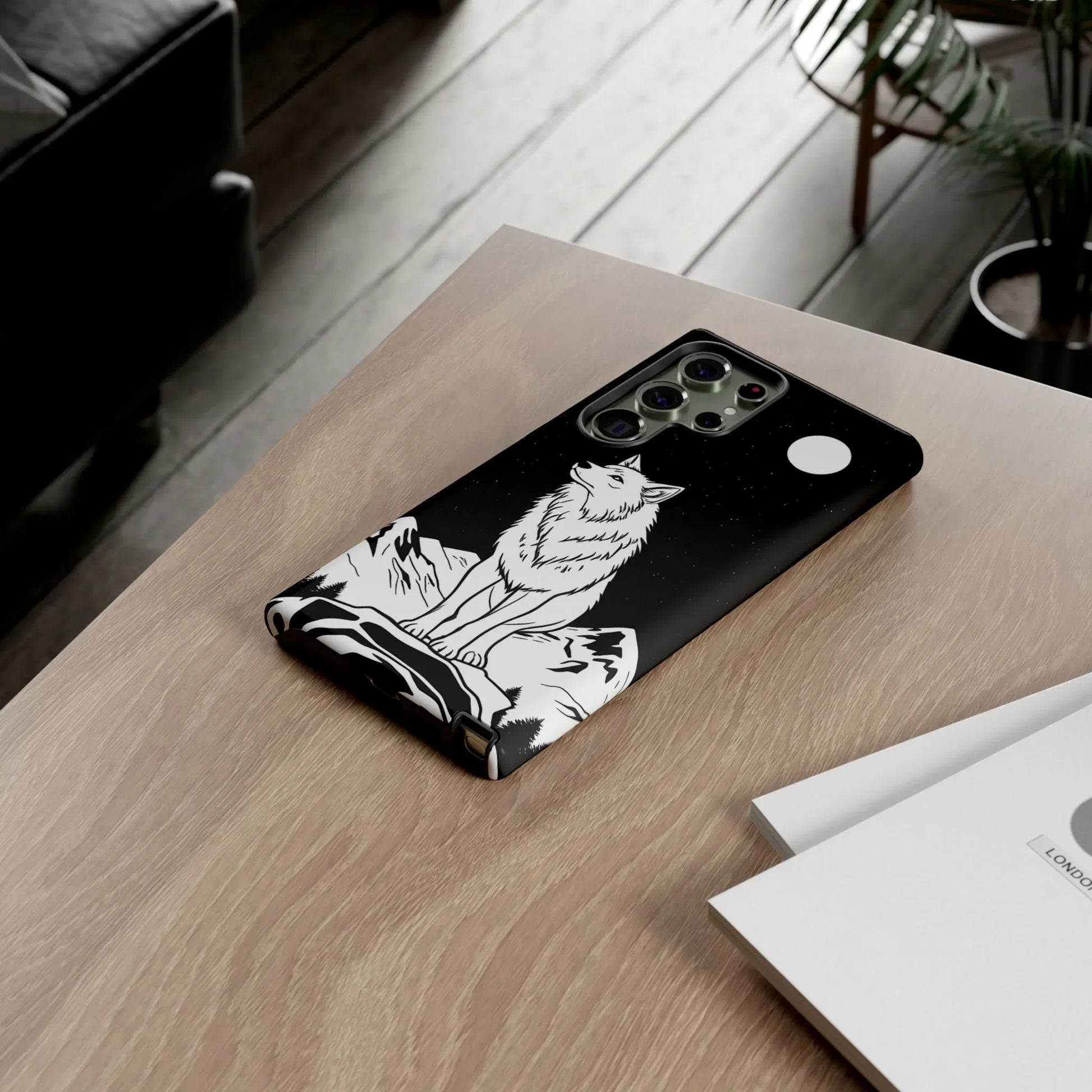 Majestic Wolf Phone Case for iPhone and Galaxy - KARARMDESIGN